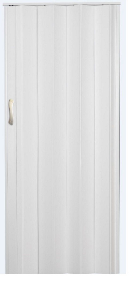 Vivaldi Falttür Schiebetür Tür Farbe weiß H. 202 cm Türbreite bis 84 cm pi011 Neu (1 Set, 1-St., teils vormontiert), teils vormontiert