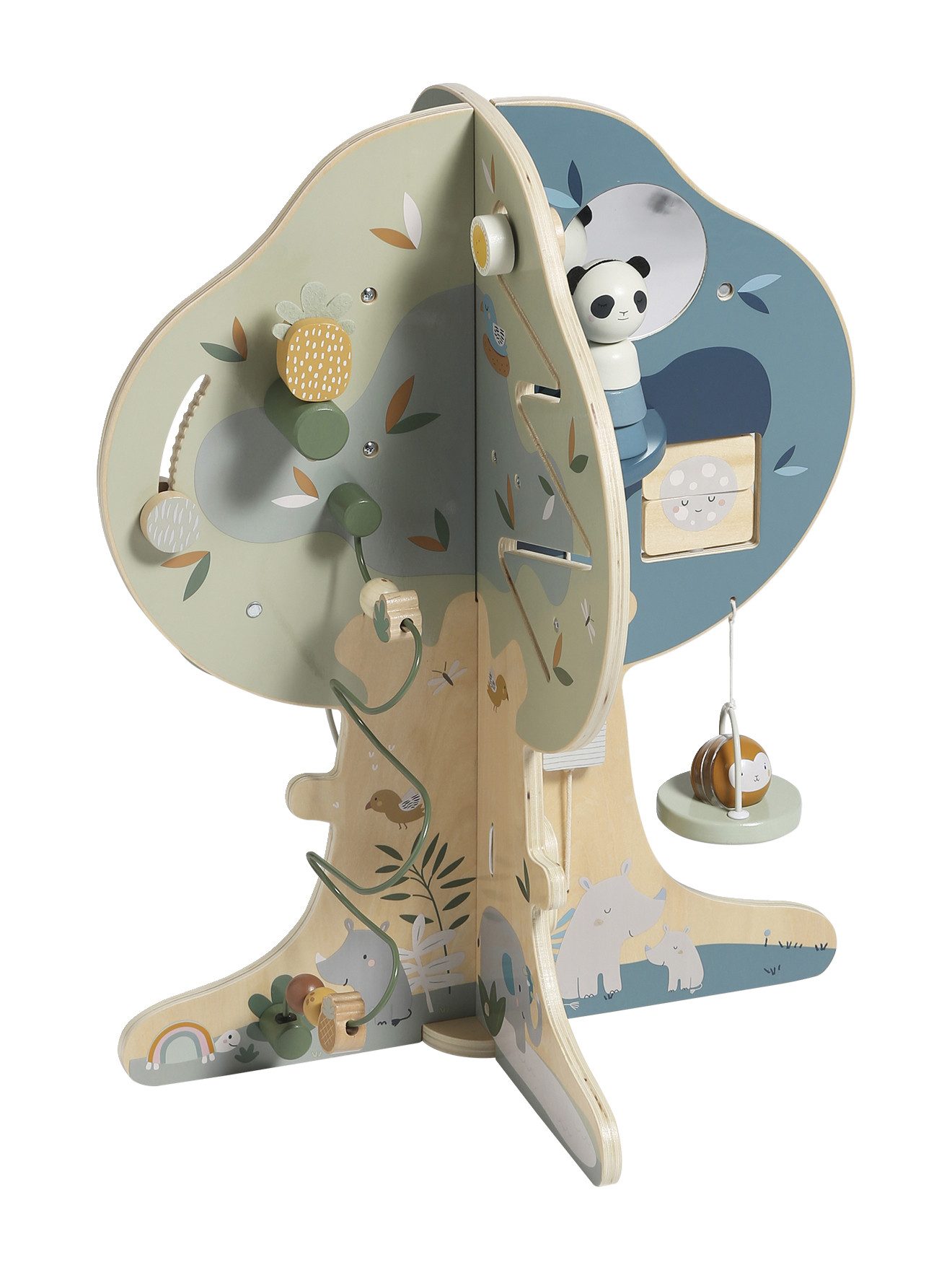 vertbaudet Lernspielzeug Activity-Baum aus Holz FSC® günstig online kaufen