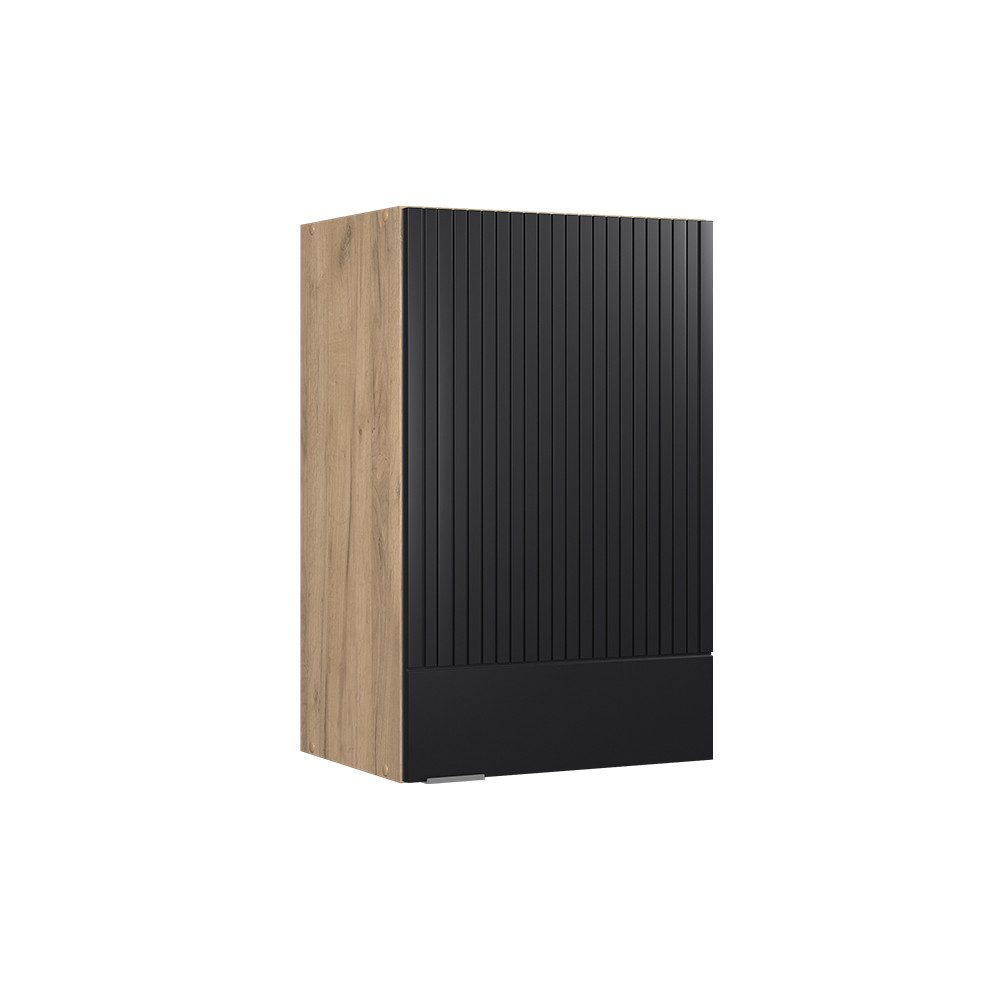 Vicco Hängeschrank Fame-Line, Schwarz gestreift/Goldkraft Eiche, günstig online kaufen