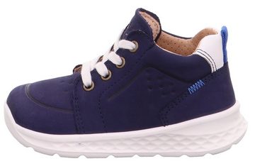 Superfit BREEZE WMS: Mittel Lauflernschuh Sneaker, Schnürschuh, Babyschuh mit weichem Lederfutter