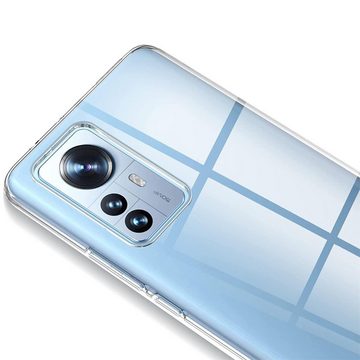 CoolGadget Handyhülle Transparent Ultra Slim Case für Xiaomi 12 Lite 5G 6,55 Zoll, Silikon Hülle Dünne Schutzhülle für Xiaomi 12 Lite 5G Hülle