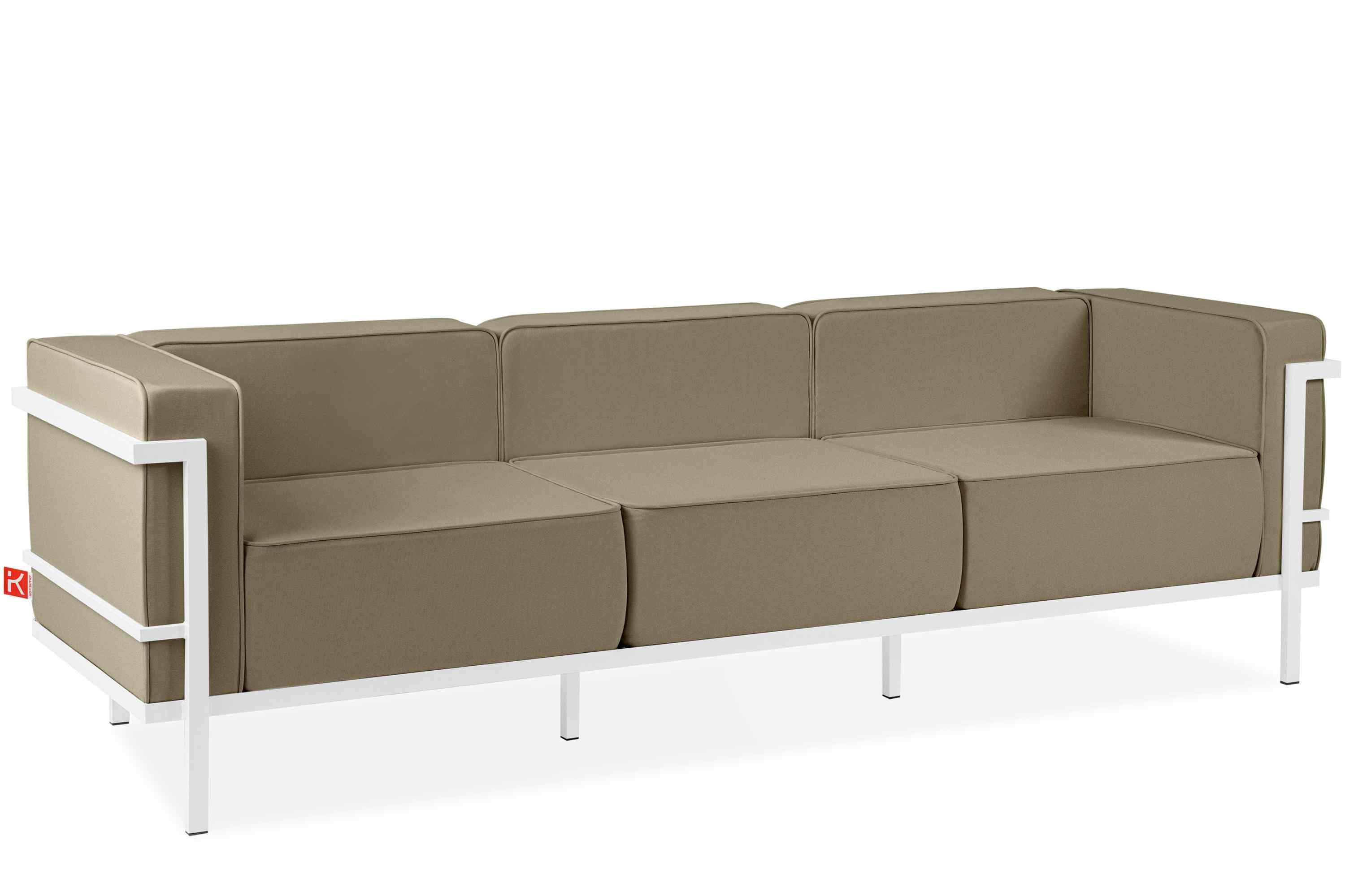 KONSIMO® Loungesofa TRIGLO Sofa 3-Personen, hergestellt in der EU, Gewicht: 45 kg