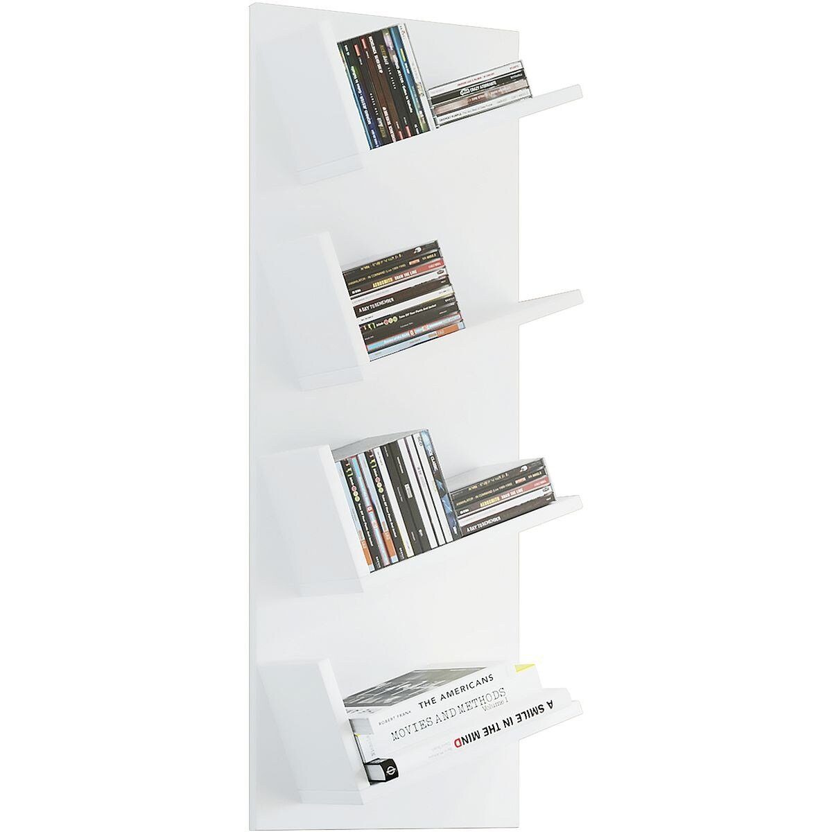VCM - my home Bücherregal Lansi, Bücher- / CD-Regal, zur Wandmontage