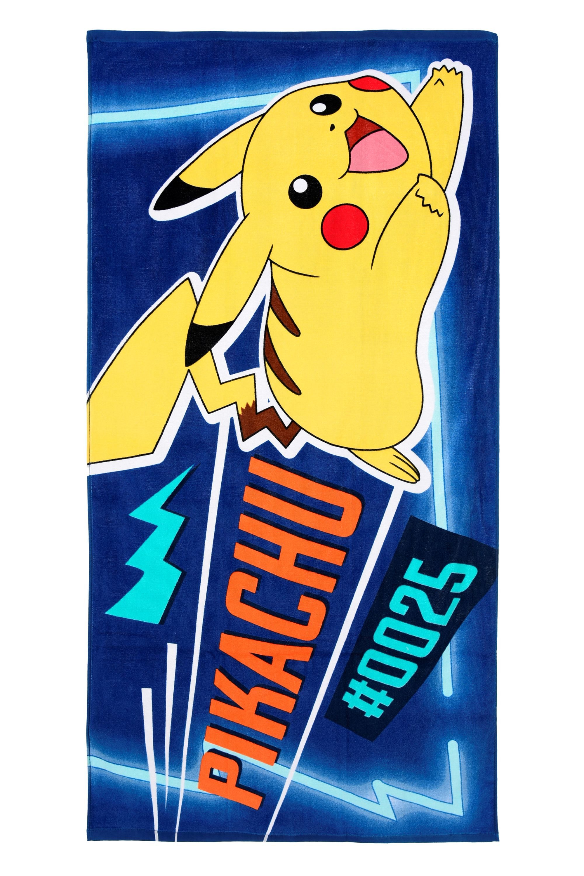 POKÉMON Strandtücher Pokémon Strandtuch, 100% Baumwolle, 140 x 70 cm