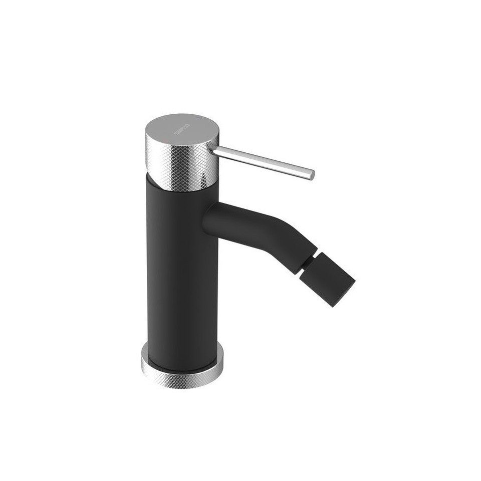 Sapho Bidetarmatur ULTRASAN Bidetarmatur, Schwarz matt/Chrom Sapho-UT003VBC-SET