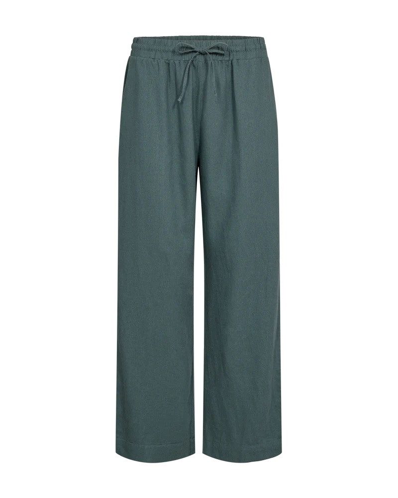 FREEQUENT 7/8-Hose FQLAVA-ANKLE-PA aus Leinen und mit Kordelzug