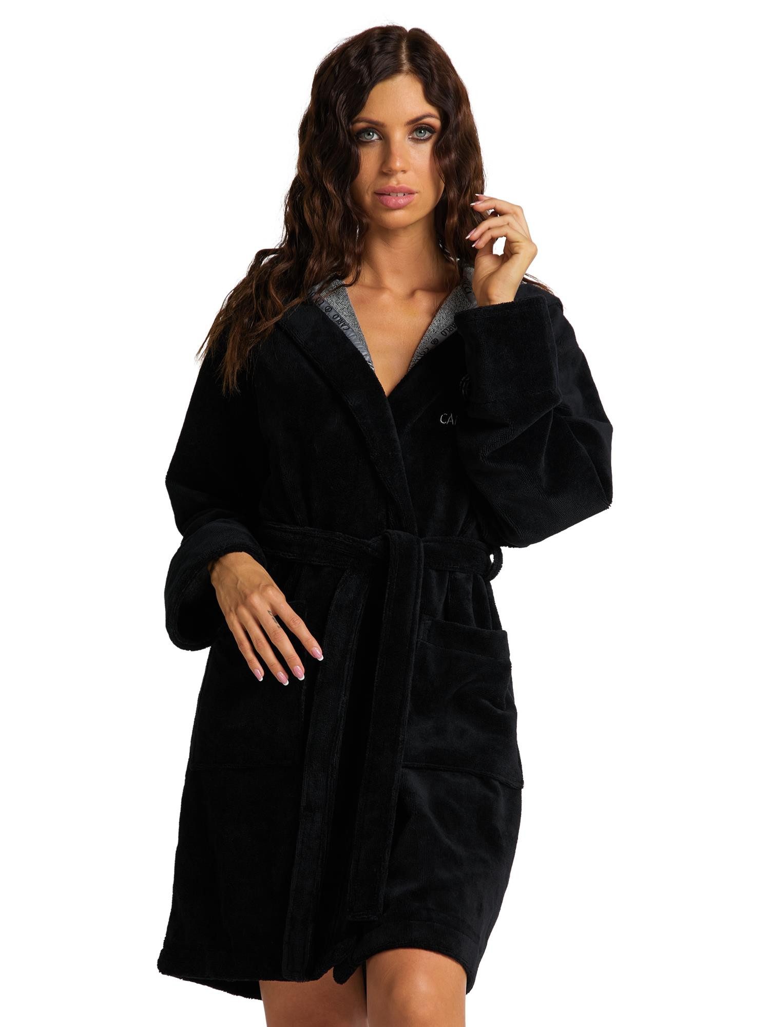 CARLO COLUCCI Bademantel Coma, 55% Baumwolle / 45% Polyester