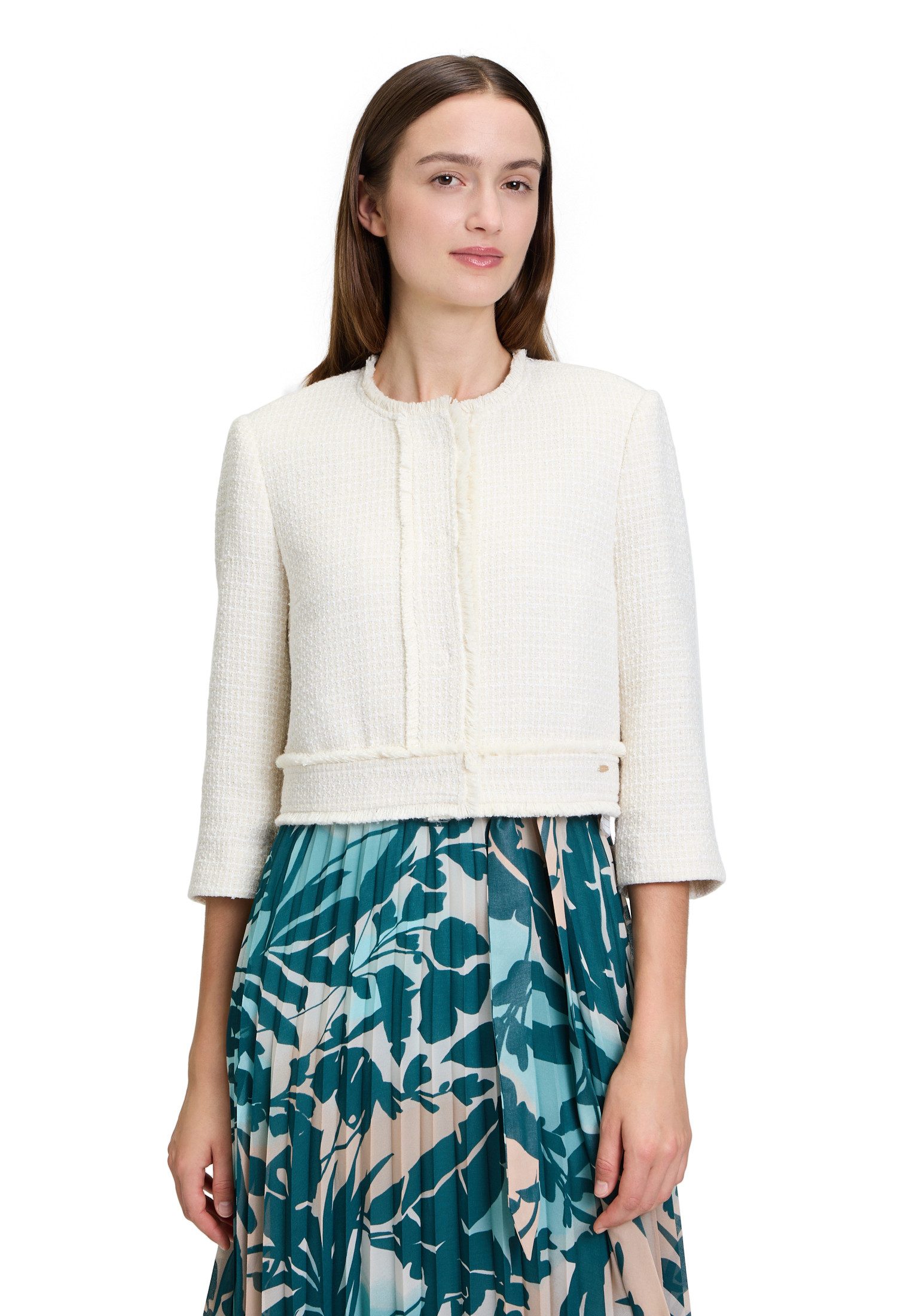 Jackenblazer Betty & Co Bolero-Jacke mit aufgesetzten Taschen