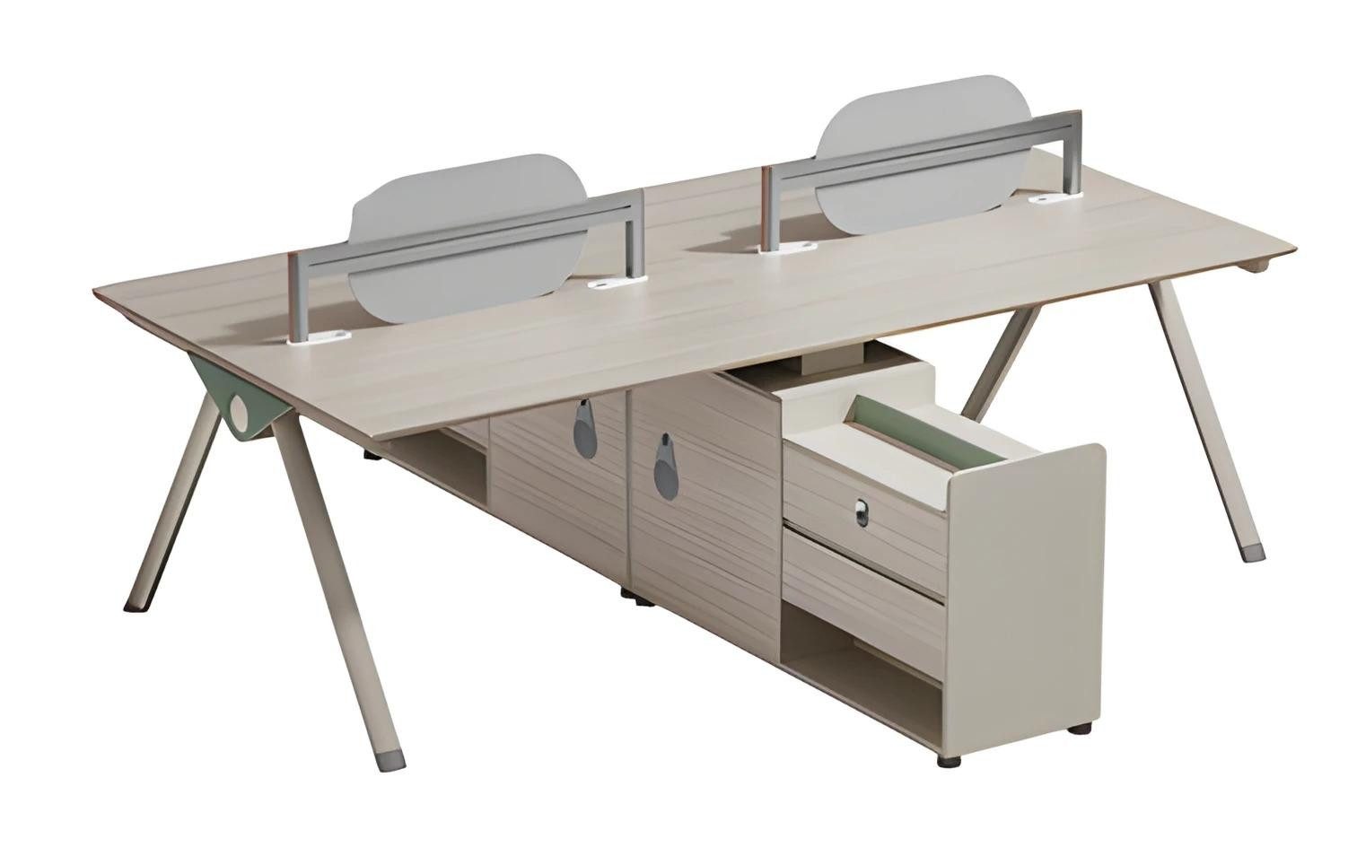 JVmoebel Schreibtisch Team Tisch für Gruppenarbeit, stabile Konstruktion, modernes Design (1-St., 1 Tisch), Made in Europe