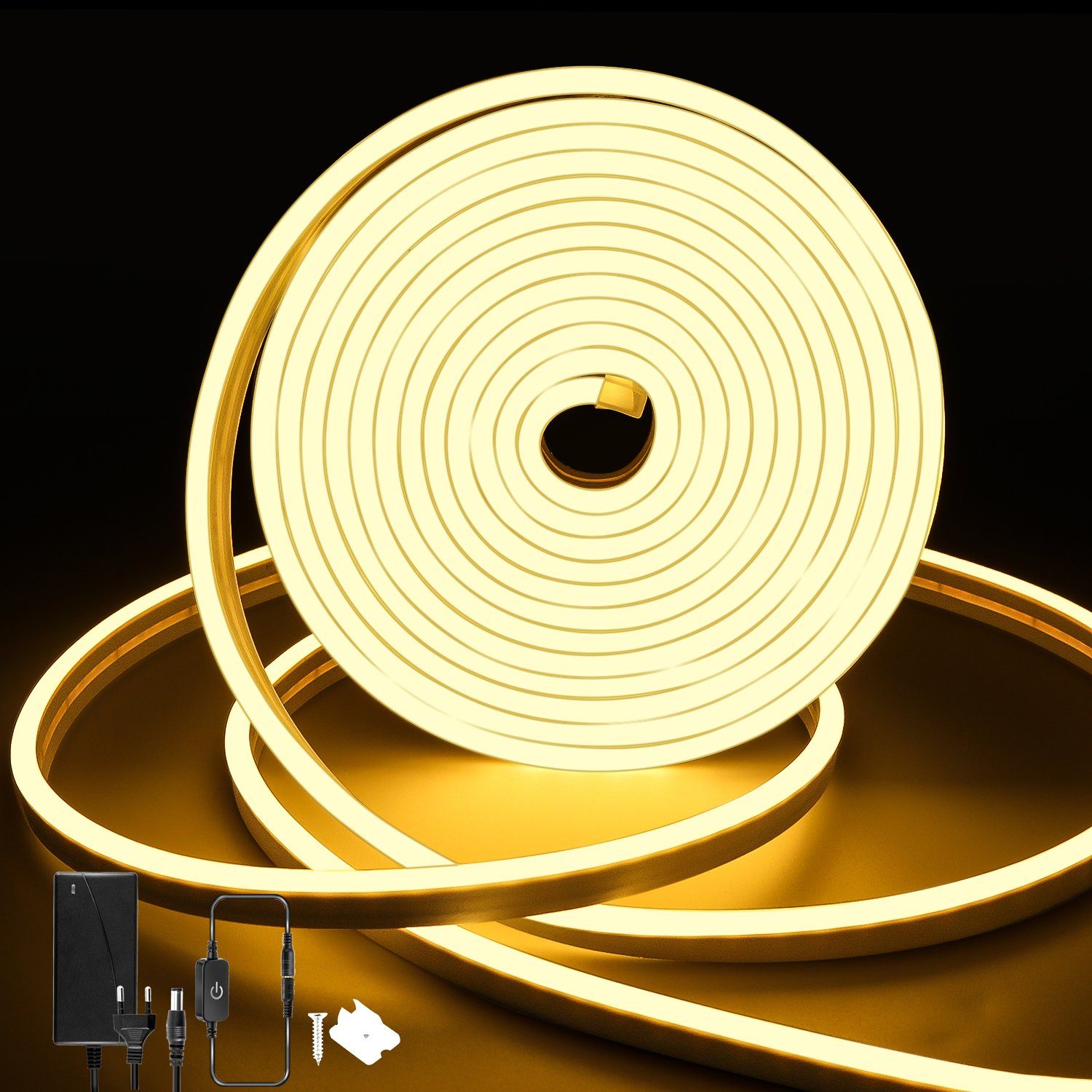 LETGOSPT LED Stripe LED Nachtlicht Warmweiss, günstig online kaufen