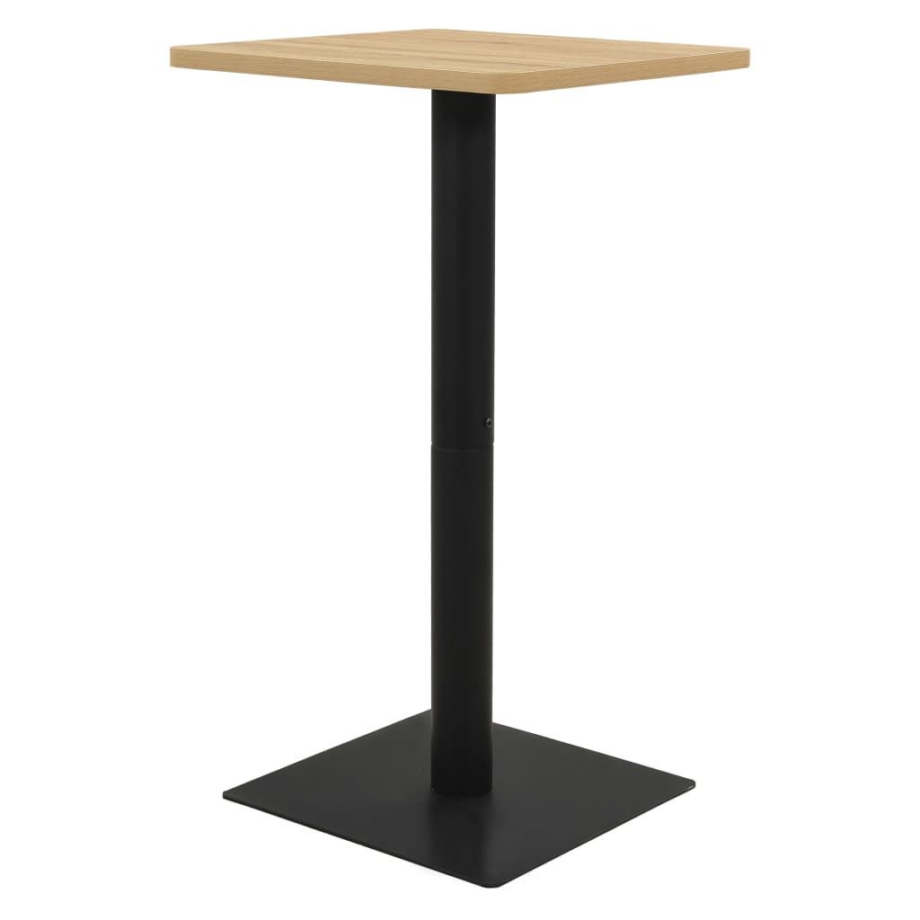 vidaXL Esstisch Bistrotisch Eichefarben 50x50x107 cm günstig online kaufen