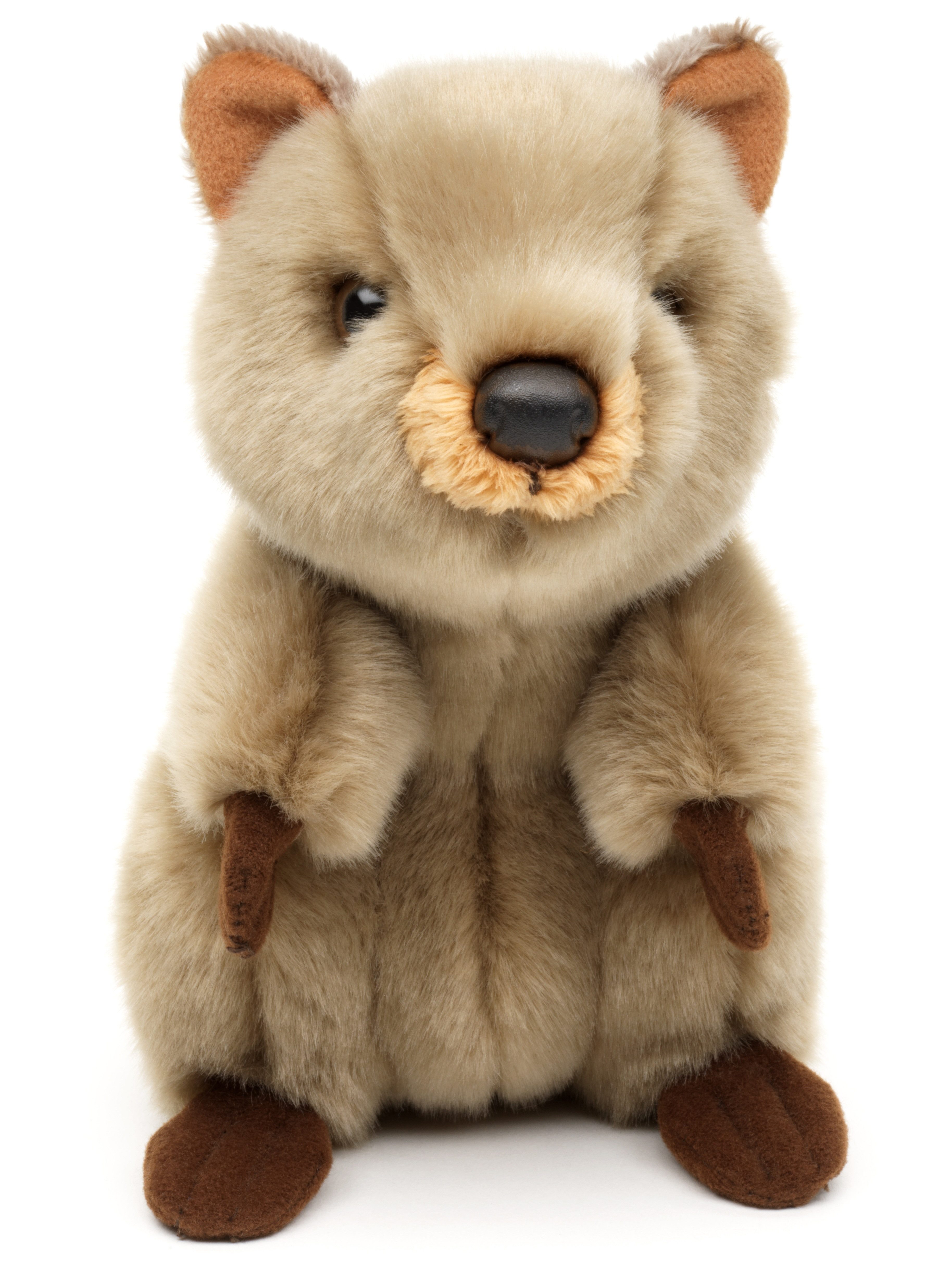 Uni-Toys Kuscheltier Quokka - 20 cm (Длина) - Plüsch-Känguru - Plüschtier, zu 100 % recyceltes Füllmaterial