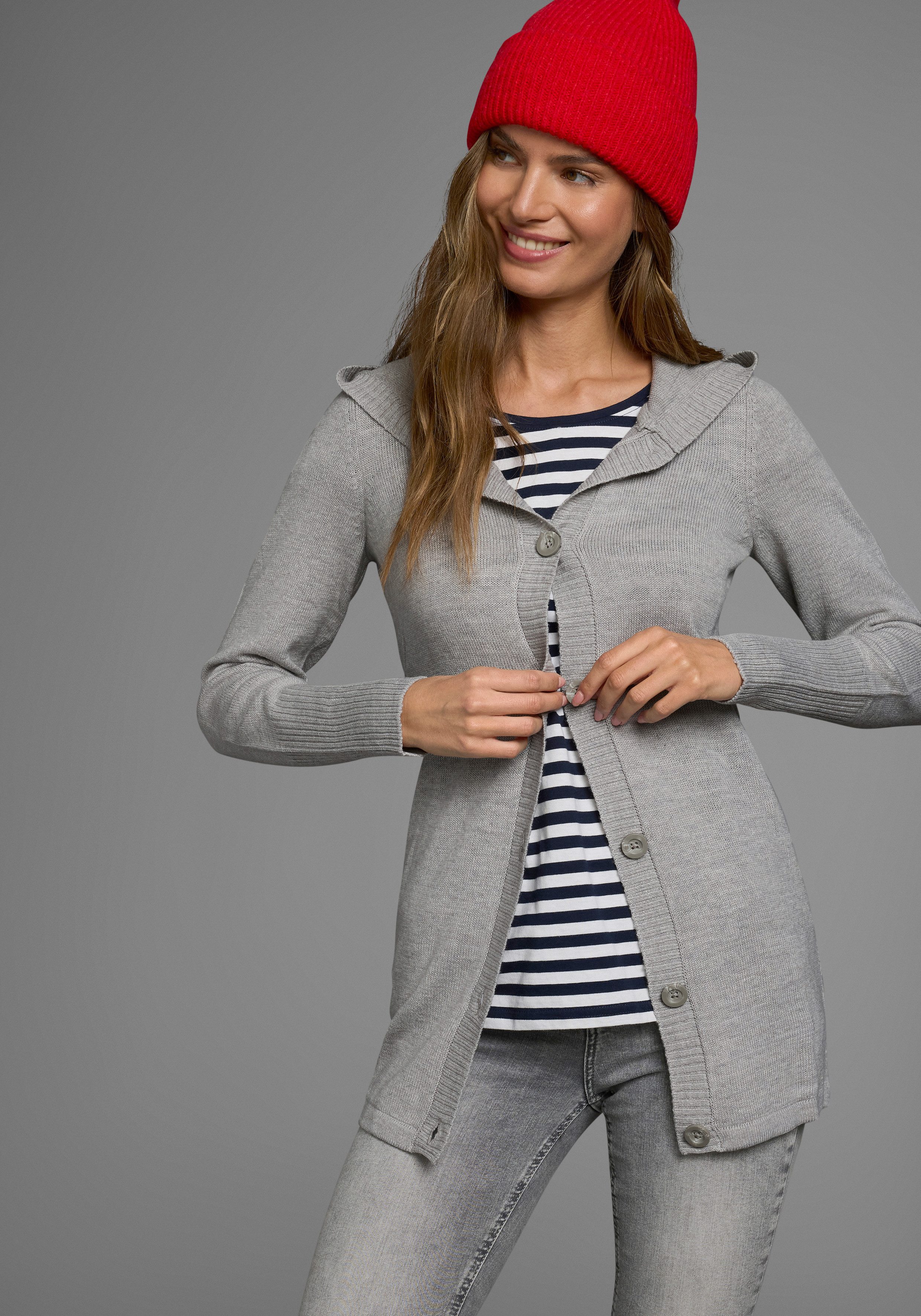 Flashlights Kapuzenstrickjacke (Packung, 2-tlg., 2er-Pack) zum Knöpfen - im günstig online kaufen