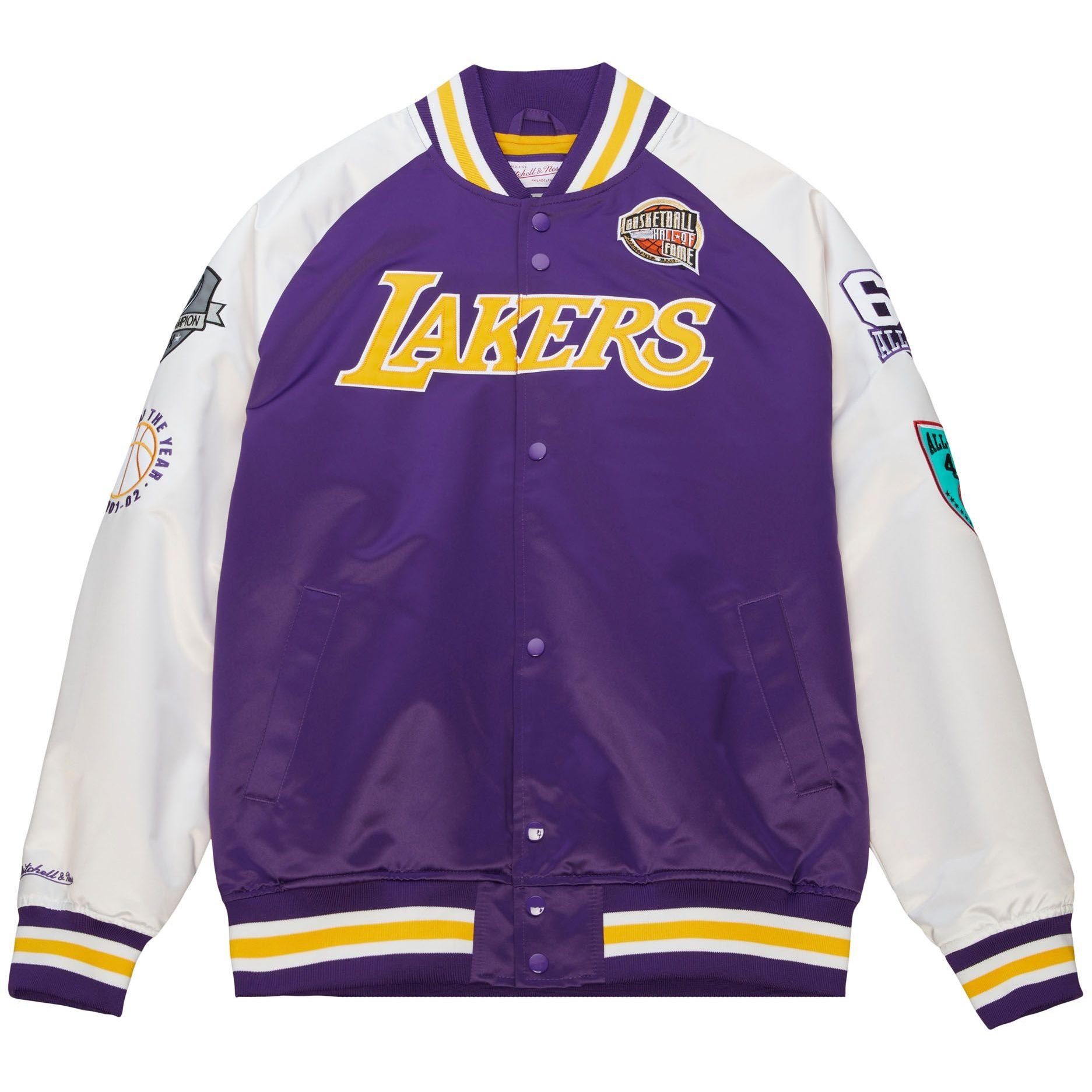 Mitchell & Ness Collegejacke Pau Gasol Los Angeles Lakers HOF Satin