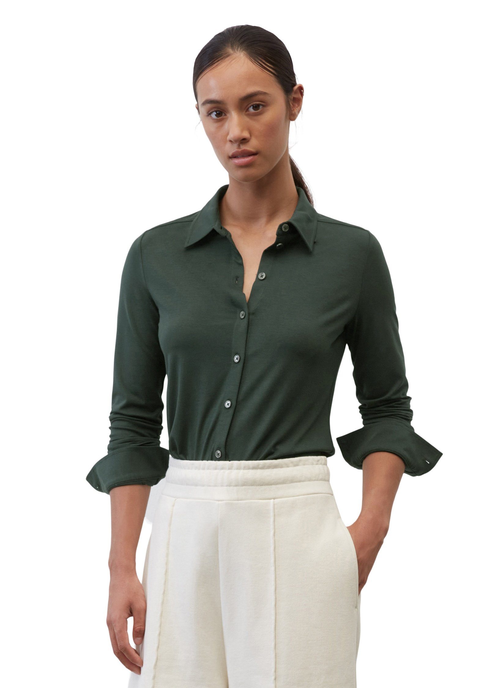 Langarmshirt aus LENZING™ ECOVERO™
