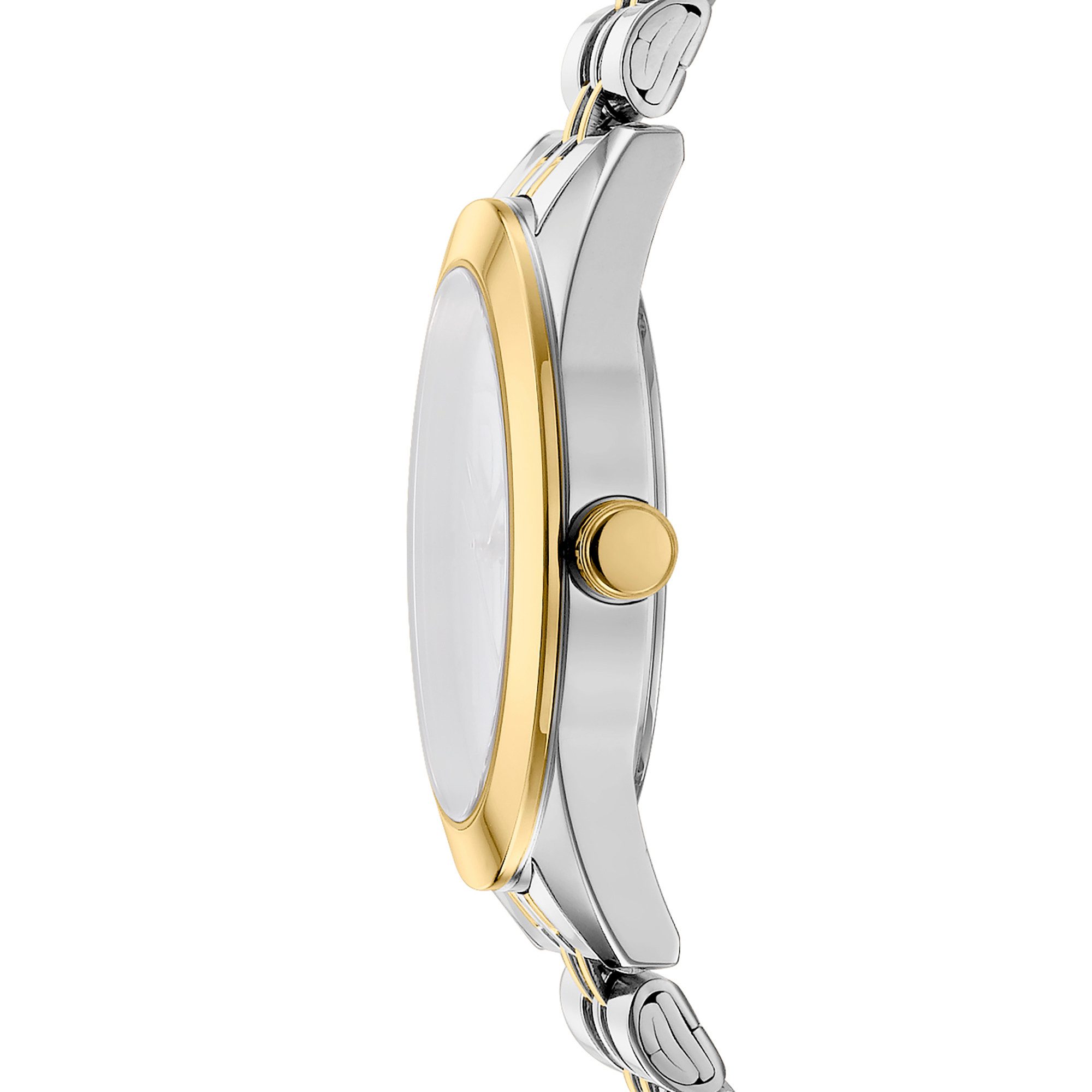 DKNY Quarzuhr Parsons Logo DK1L060M0065, Armbanduhr, Damenuhr, Edelstahlarmband, analog