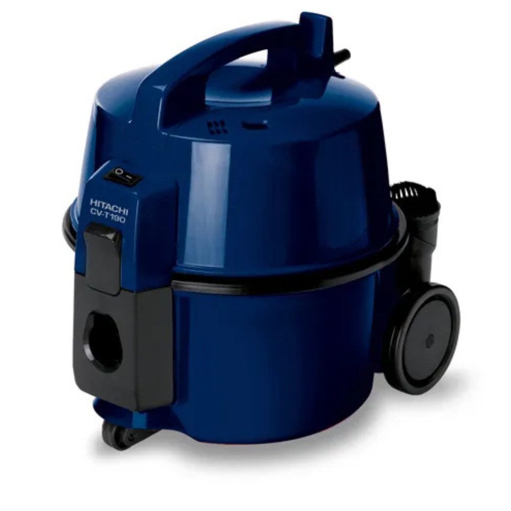 Hitachi Bodenstaubsauger CV-T 190 ECO DBL, Profi-Staubsauger, 12m Radius, HEPA-Dauerfilter, 880 W, beutellos, 12 m Aktionsradius, Möbel- und Kantenschutz, 4,5 Liter Staubtank