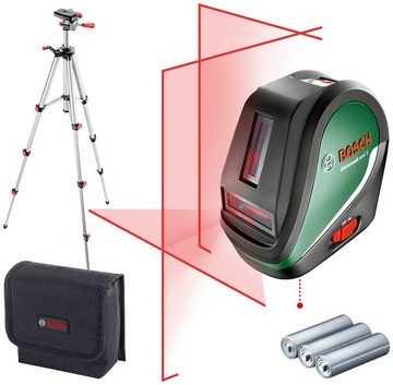 Bosch Home & Garden Kreuzlinienlaser UniversalLevel 3, Max. Reichweite: 10m, mit Stativ