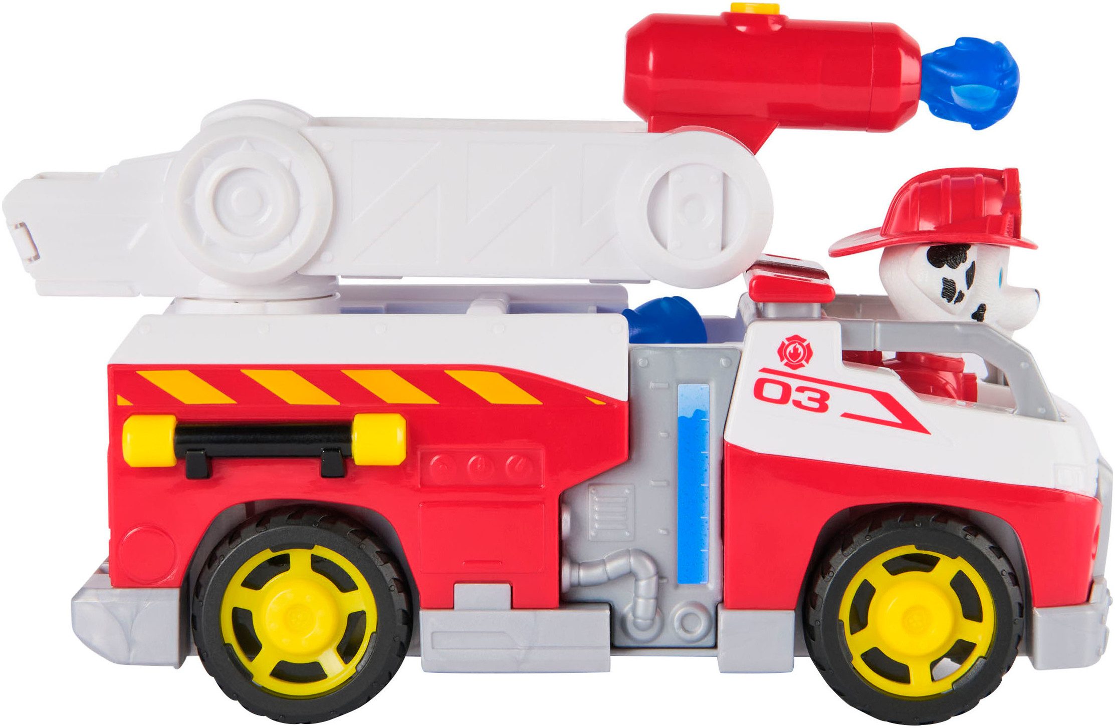 Spin Master Spielzeug-Feuerwehr PAW Patrol Fire Rescue - Marshalls Feuerwehr-Fahrzeug
