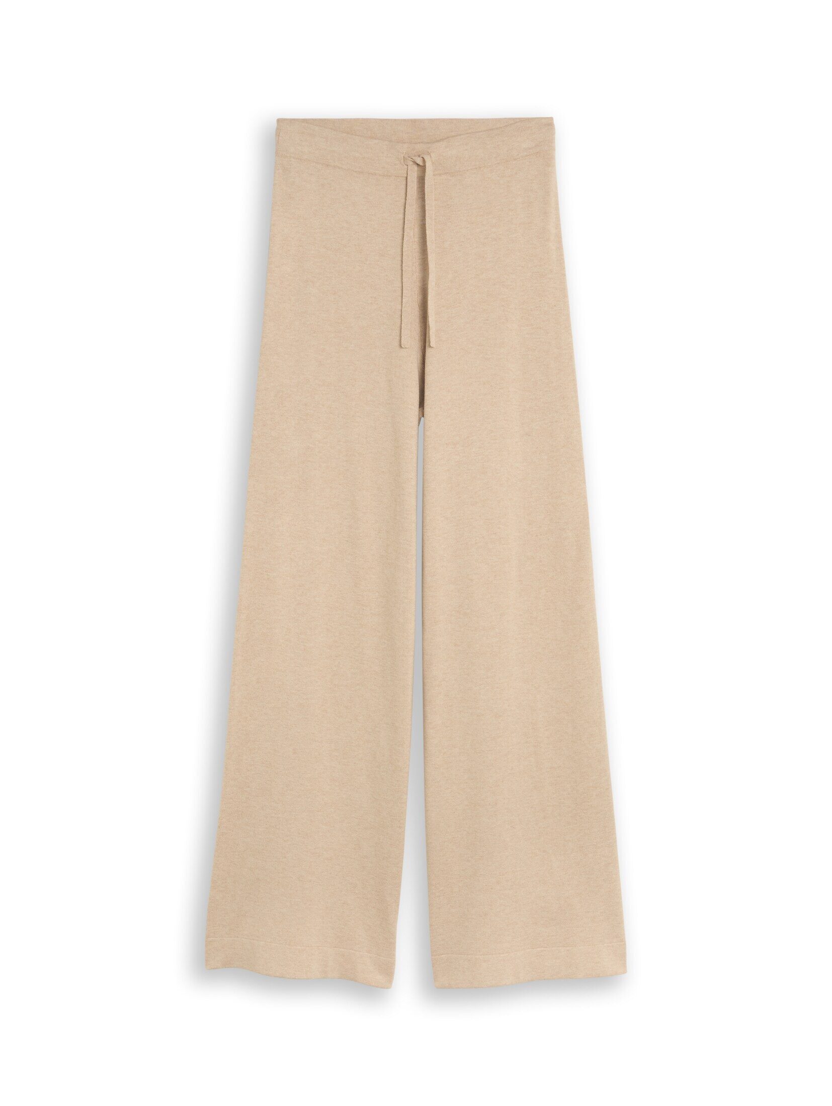 TOM TAILOR Stoffhose Hosen & Chino Wide Leg Strickhose mit Seidenanteil