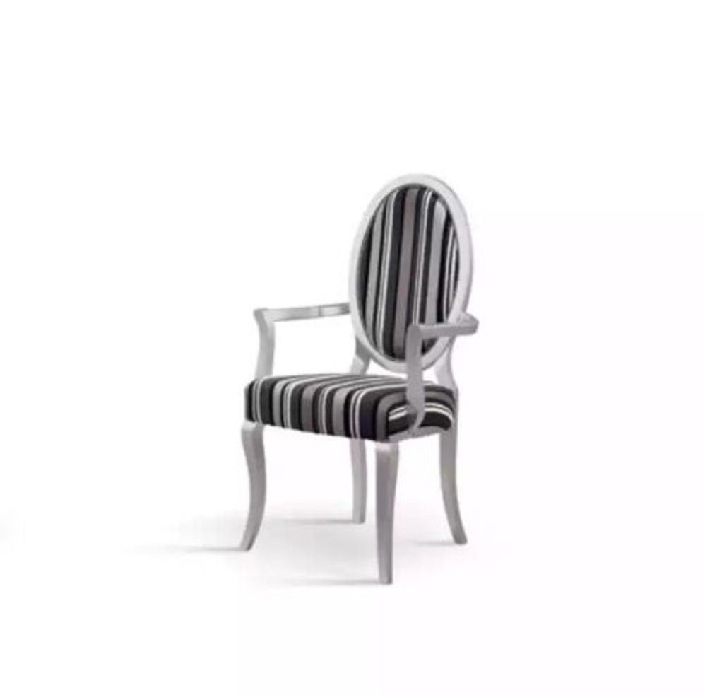 Armlehnen Sessel (1 Luxus Italy Klassischer Neu mit St), Esszimmer Made JVmoebel in Stuhl Lounge Esszimmerstuhl