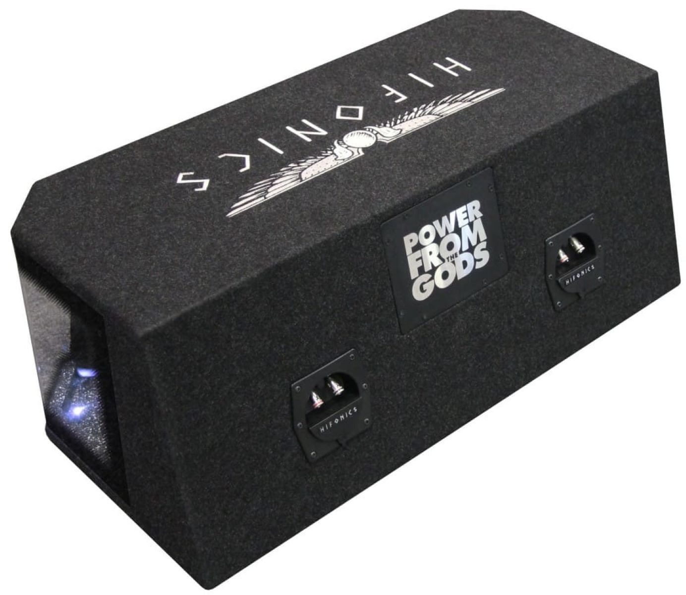 Hifonics Mercury MR8Dual 2x20cm Gehäusewoofer Flexport Skisack Auto-Subwoofer (600 W, max.: W 20 cm)