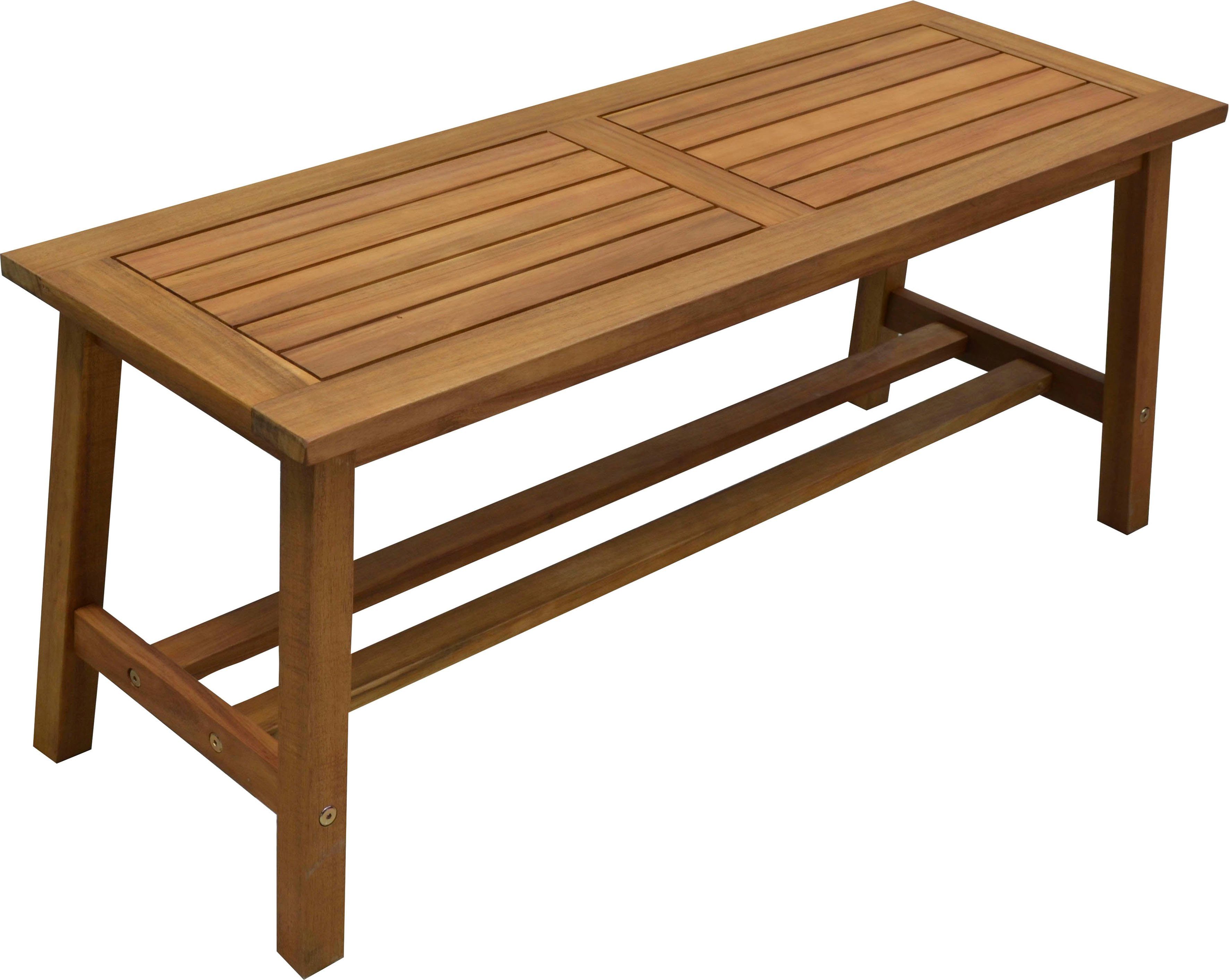Garden Pleasure Bank Santa-Clara 35 cm x 42 cm x 100 cm Holzfarben günstig online kaufen
