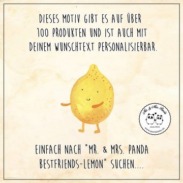 Mr. & Mrs. Panda Flachmann Beste Freunde Zitrone - Transparent - Geschenk, Flachmann, Taschenfla, Spezialgravuren