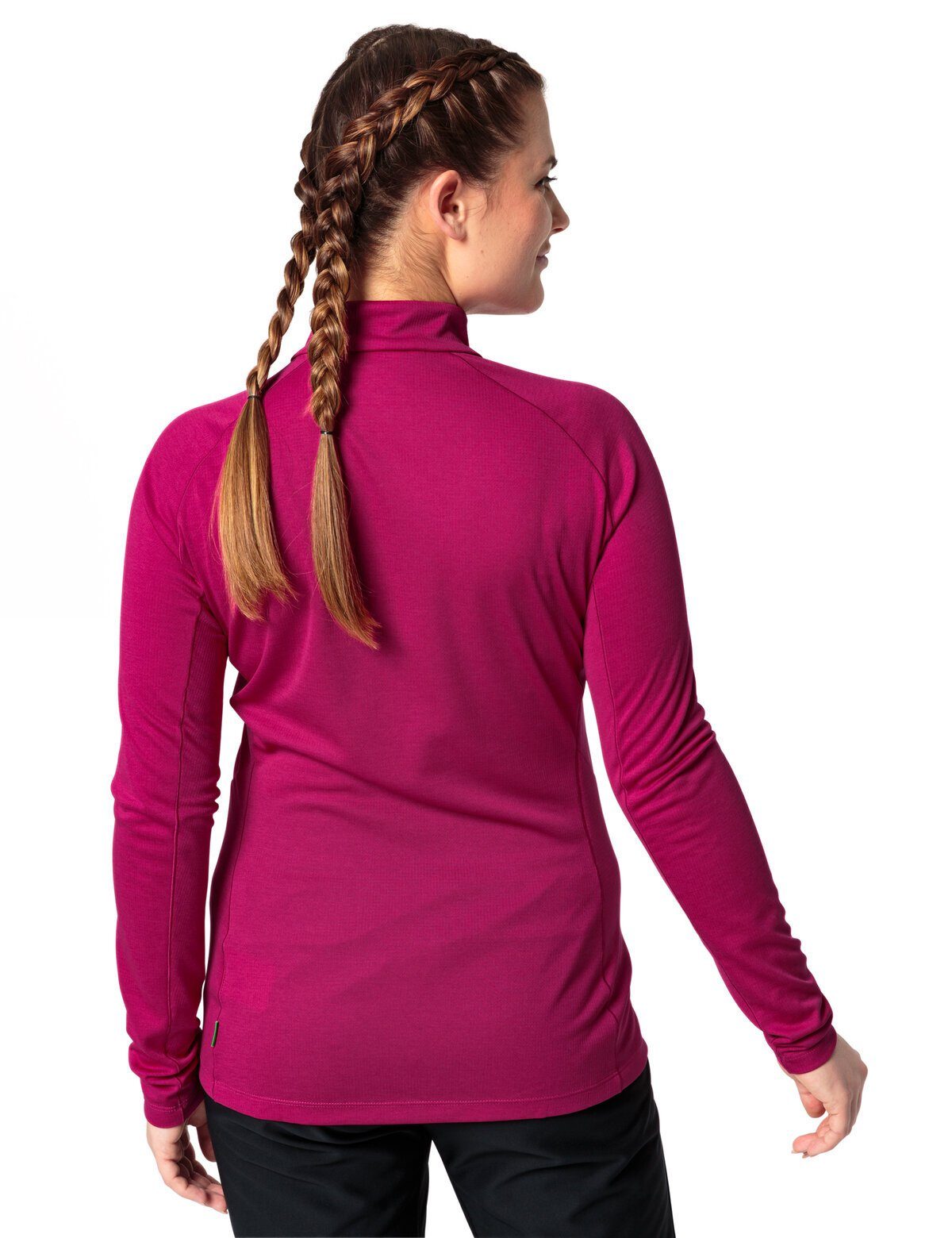 Light Shirt Green (1-tlg) II Rundhalspullover VAUDE Women's Larice rich Shape pink