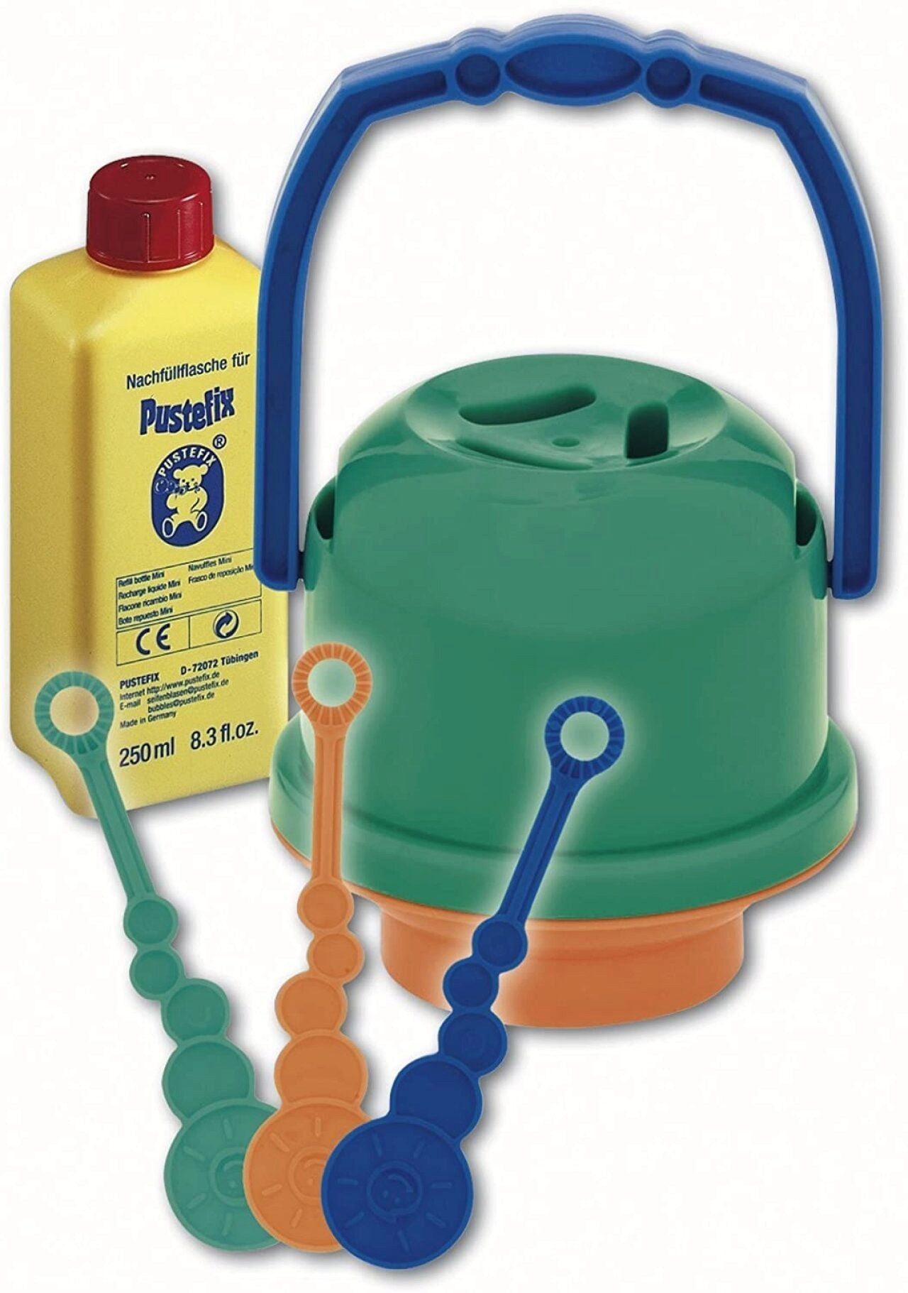 Pustefix Super-Mix Peppa Pig I Seifenblasen Kinder Set I 70ml Seifenblasen Flüssigkeit