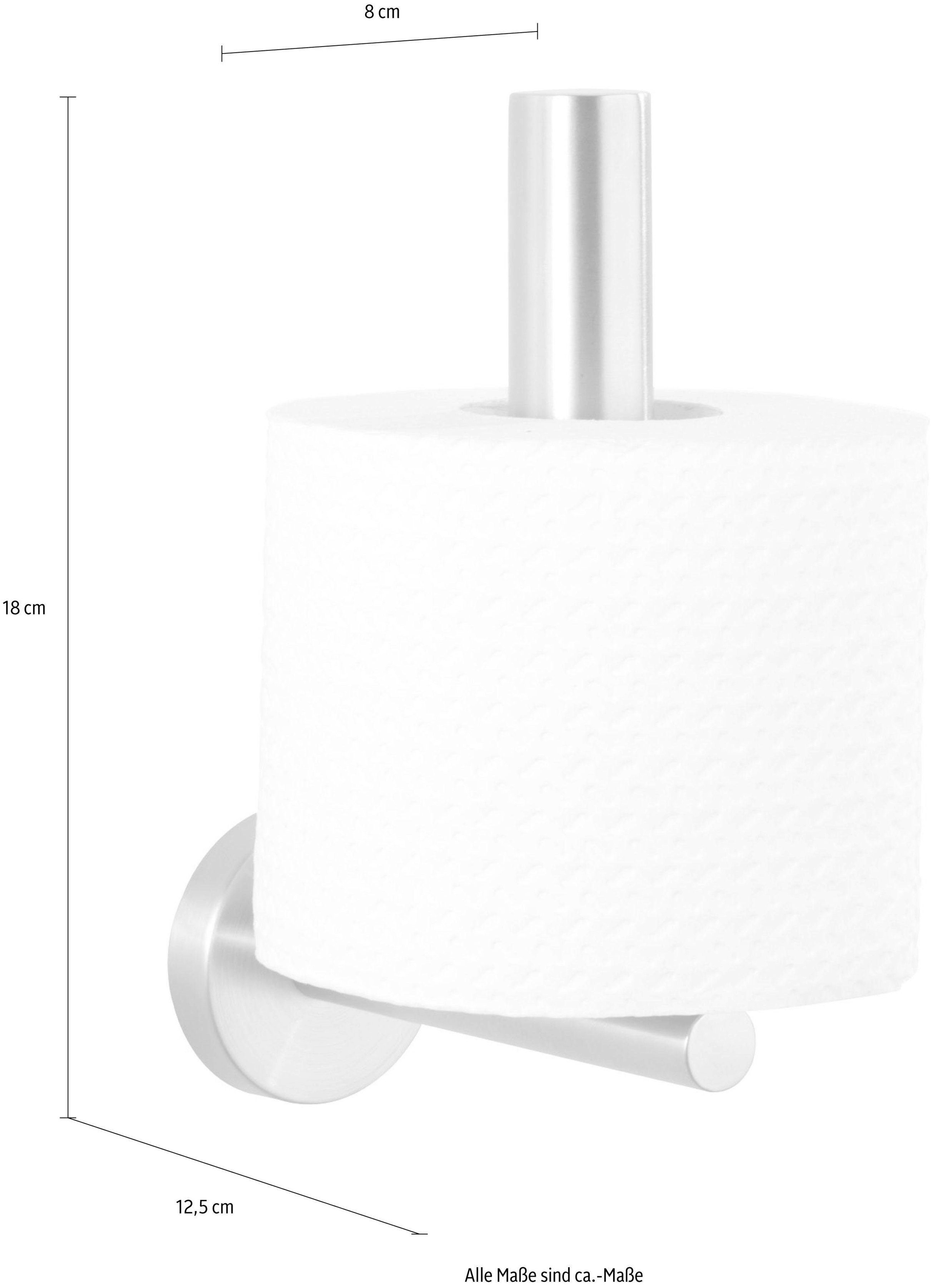 WENKO Toiletten-Ersatzrollenhalter Bosio, Edelstahl, rostfrei