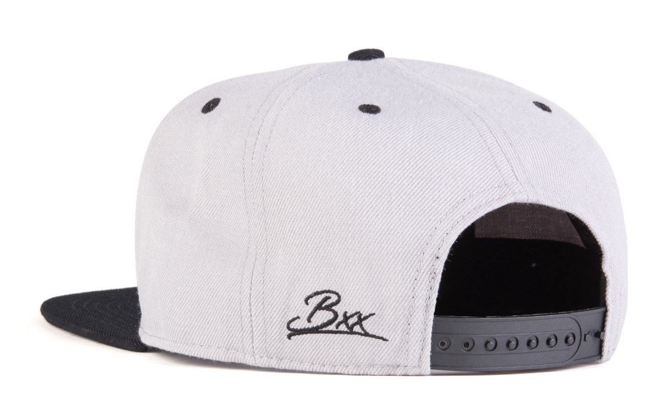 Bexxwell Snapback Cap mit Gummi-Patch (optimale Passform, Unisex)
