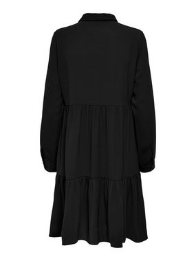 JDY Tunikakleid JDYPIPER L/S SHIRT DRESS WVN NOOS mit Volant