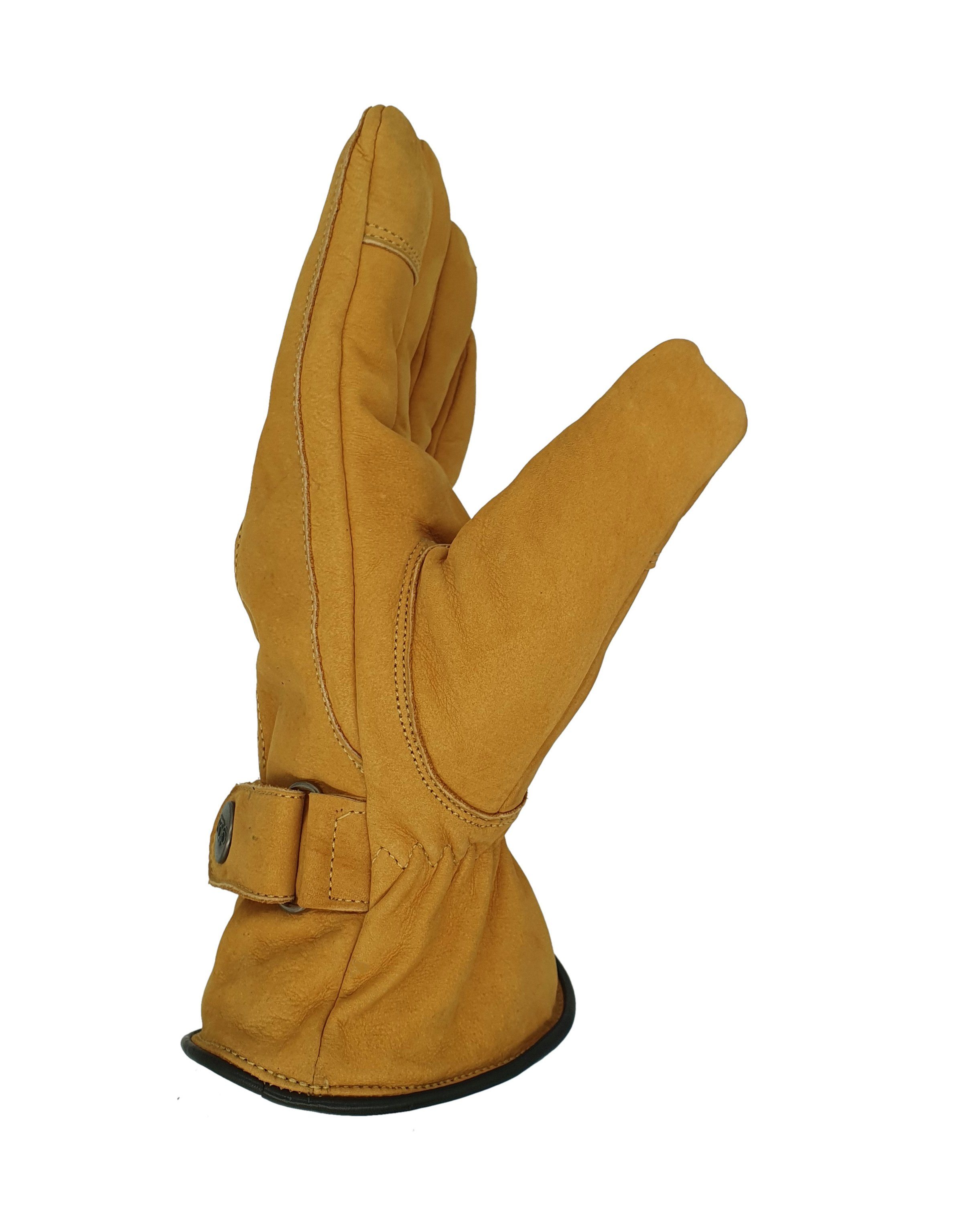 Glow Lederhandschuhe Winter-Lederhandschuhe Herren Nubuk-Leder aus 100% für