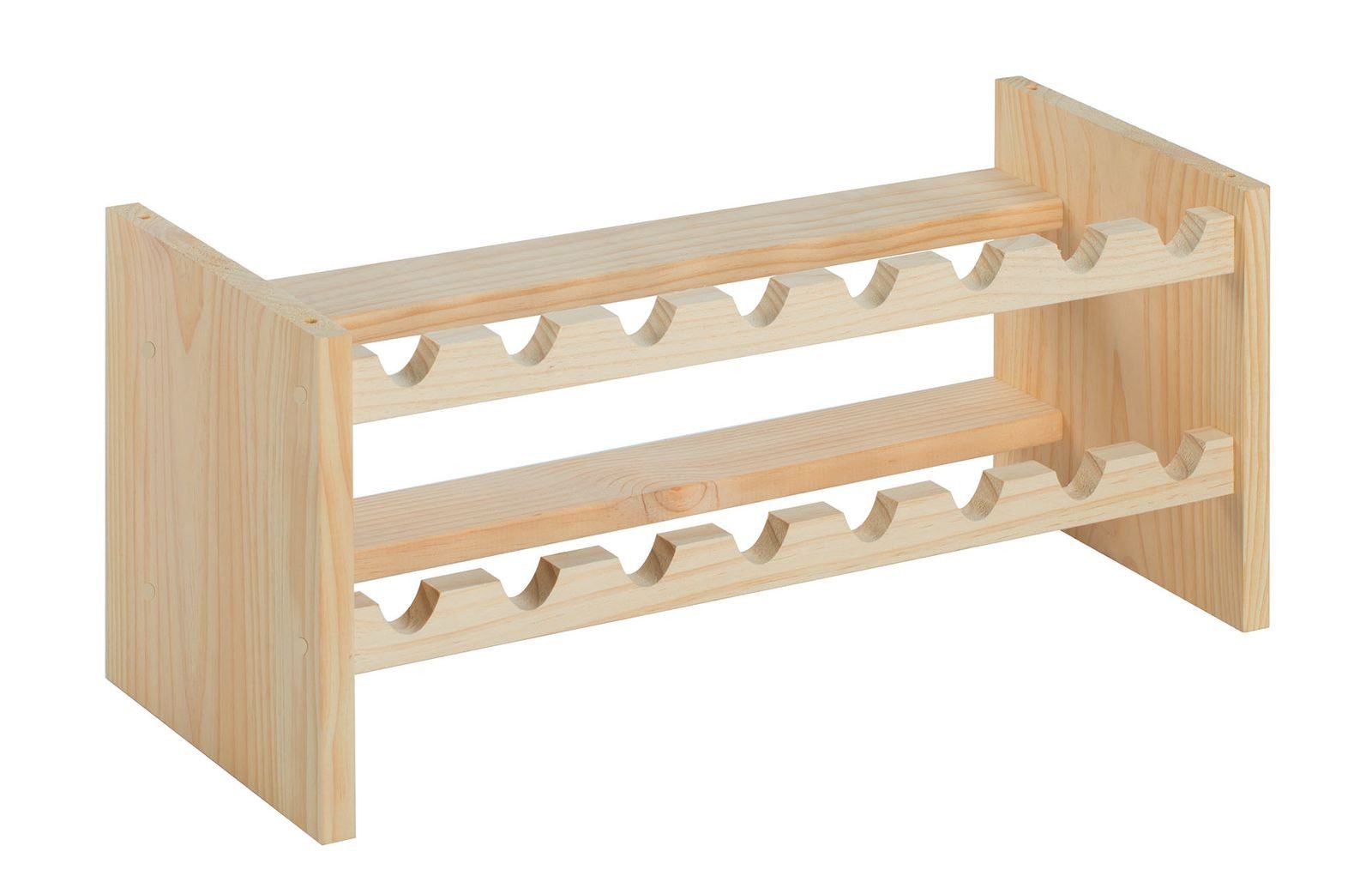 Astigarraga Kit Line Weinregal Flaschenregal Weinregal Weinständer, für 16 Flaschen, platzsparend, liegend lagern