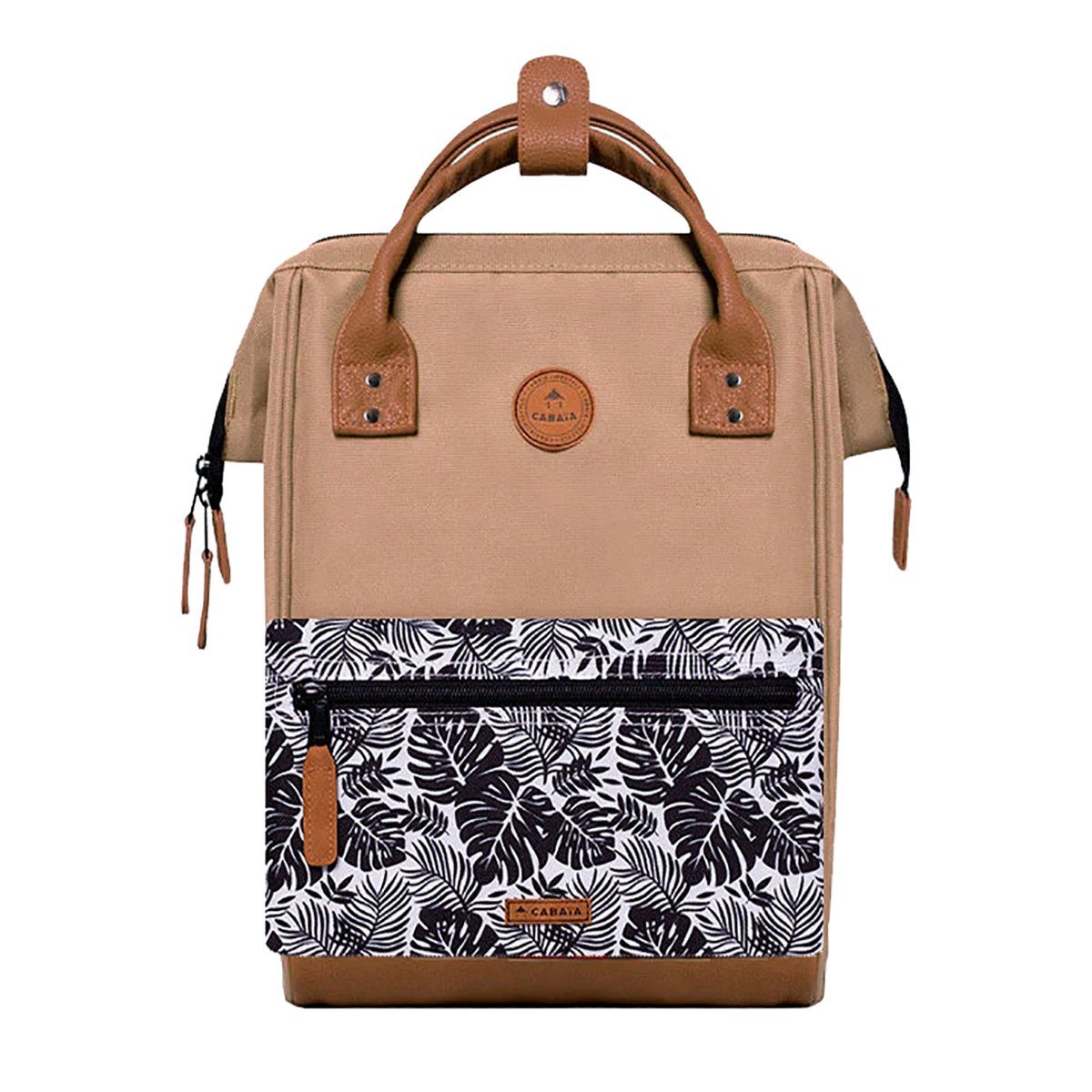 CABAIA Rucksack Adventurer Medium Kuala Lumpur (Set, 3-tlg., inkl. 2 auswechselbaren Vordertaschen), Tagesrucksack mit austauschbaren Vordertaschen