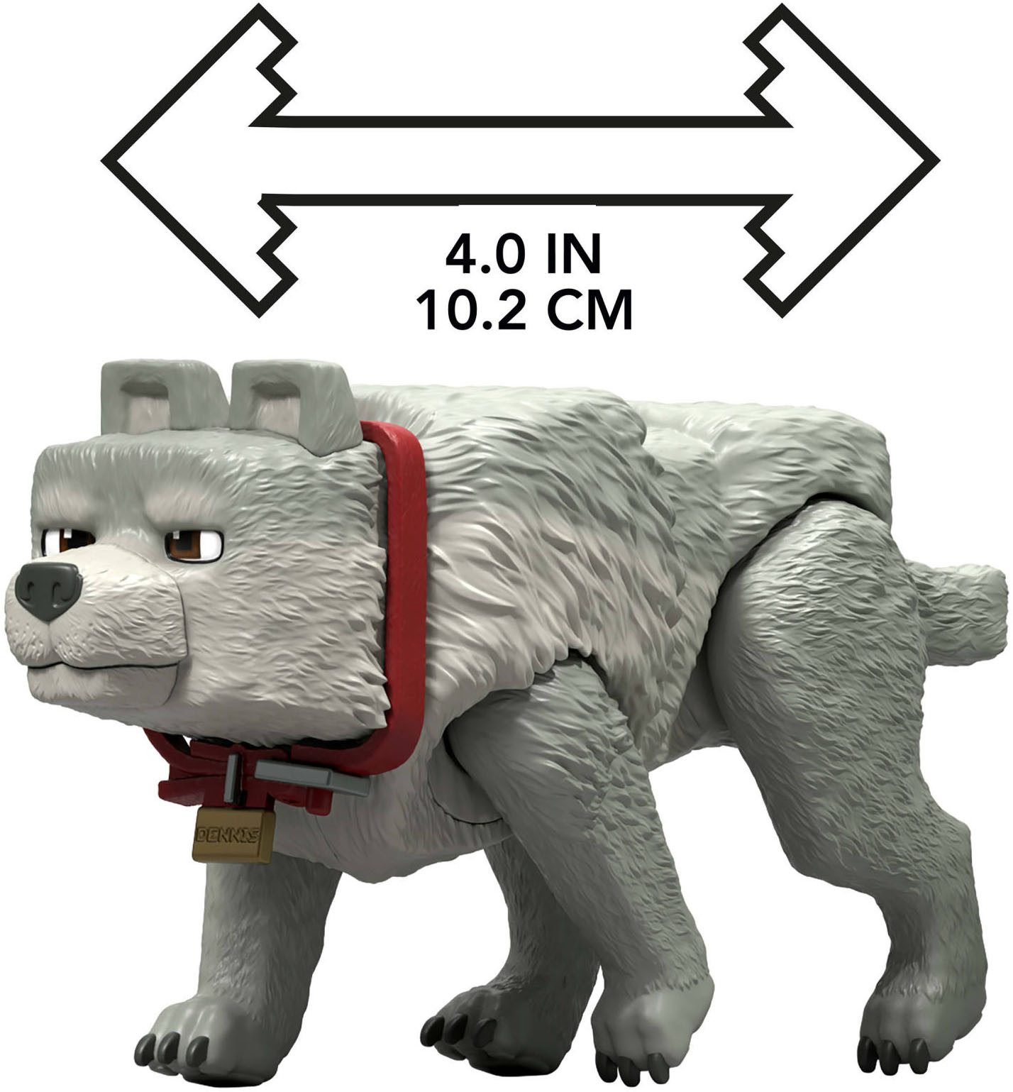Mattel® Actionfigur Minecraft Dennis der Wolf, (Set)