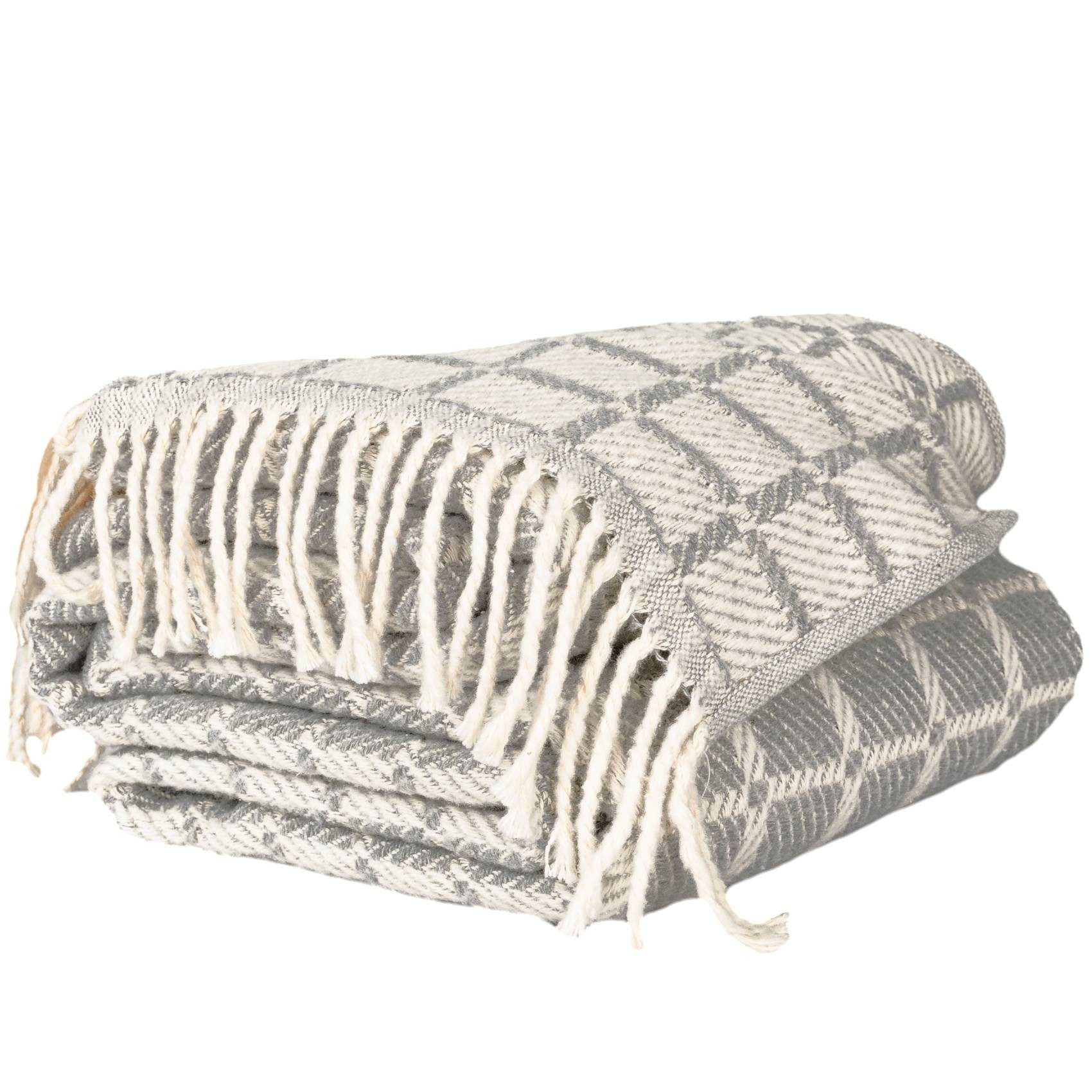 Plaid Tania weiche Kuscheldecke Tagesdecke hochwertig Reisedecke Wohndecke, günstig online kaufen