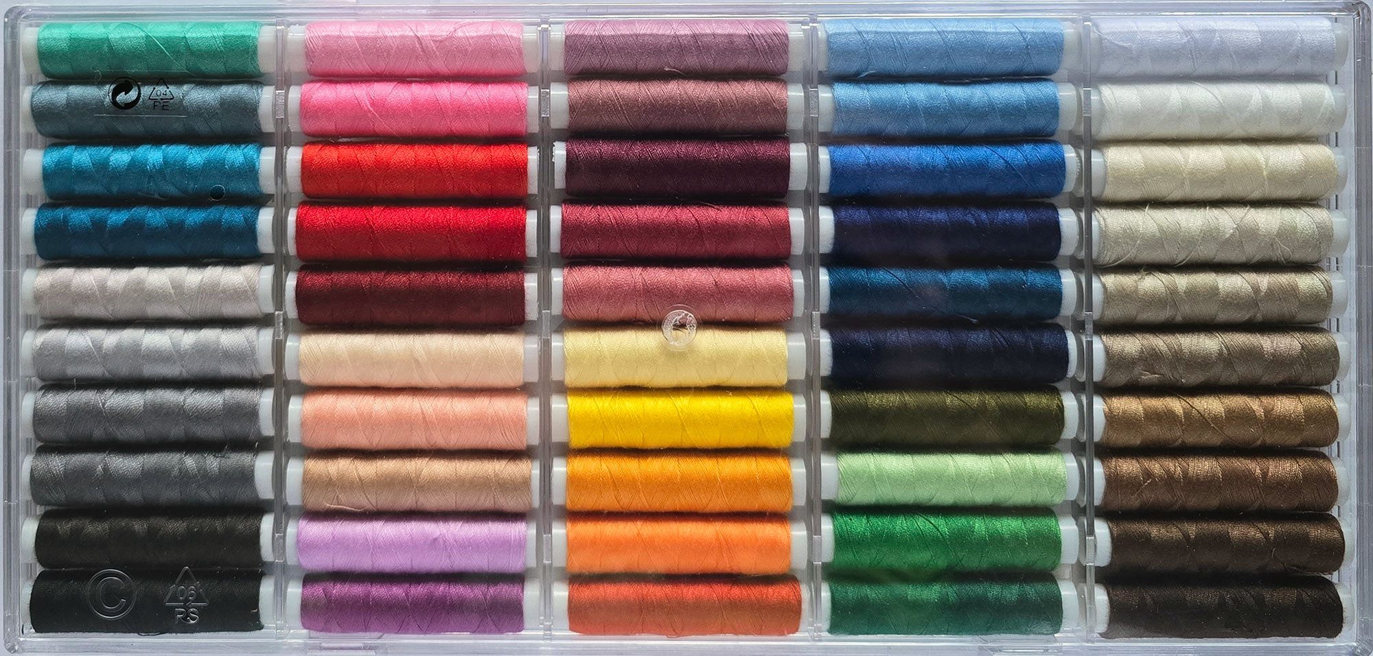 Zettl GmbH Alzetta Multi Nähgarn-Set 50 Farben Nähgarn