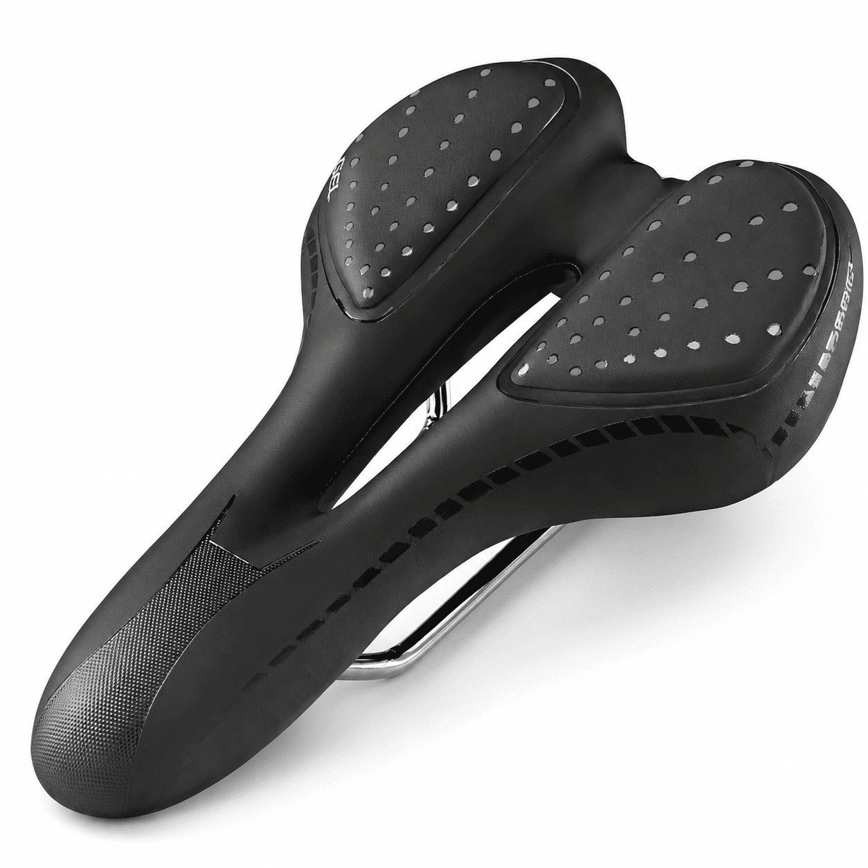 MidGard Fahrradsattel Unisex Fahrrad Sattel, ergonomische Fahrradsitz, wasserabweisend, spezielle Gel-Technologie für individuelle Körperformanpassung