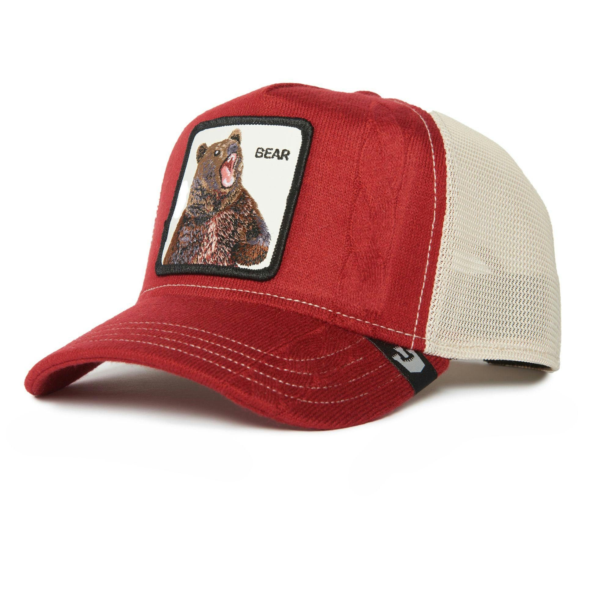 GOORIN Bros. Trucker Cap Goorin Bros. What it is Snug Lyfe Trucker Cap Bear Red (Basecap, Snapback Cap, Trucker Kappe)
