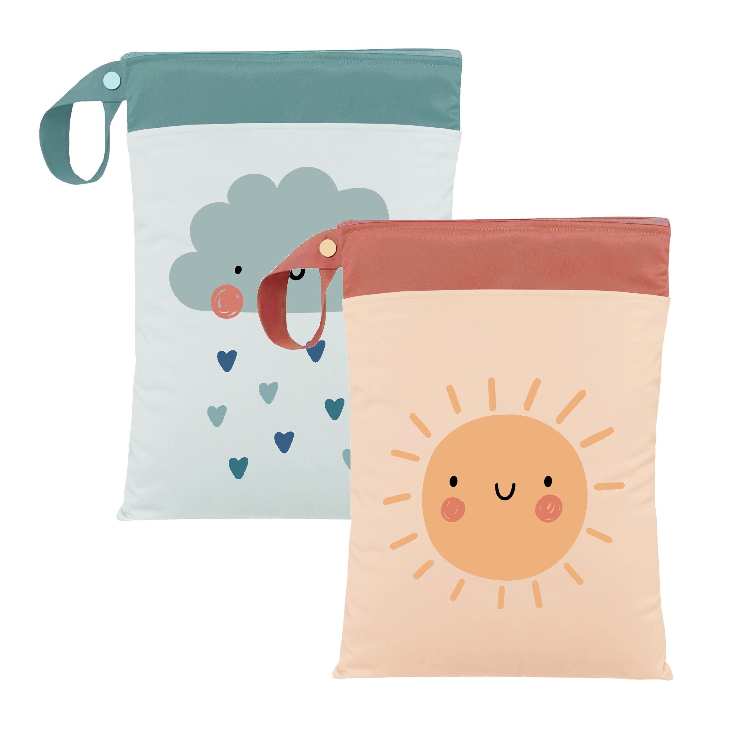 Artee Wickeltasche 2er Set Nasstasche für günstig online kaufen