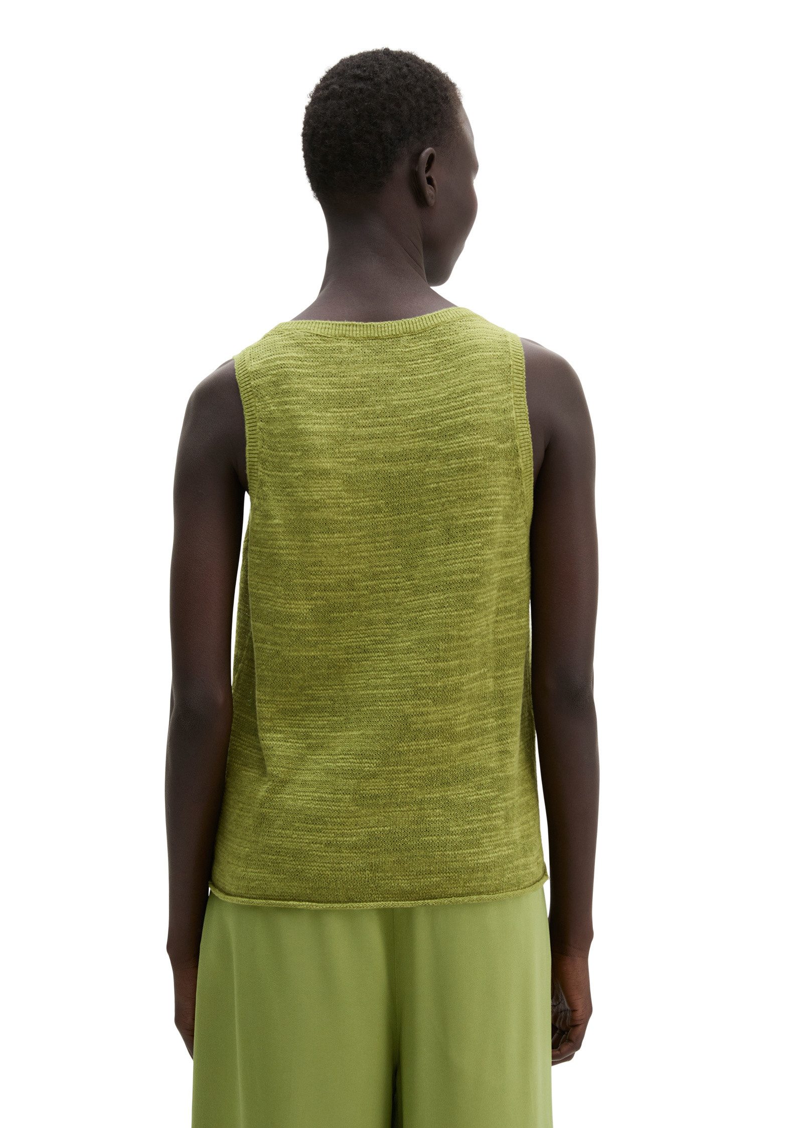 Marc O'Polo Strickpullover aus Leinen-Baumwolle-Mix