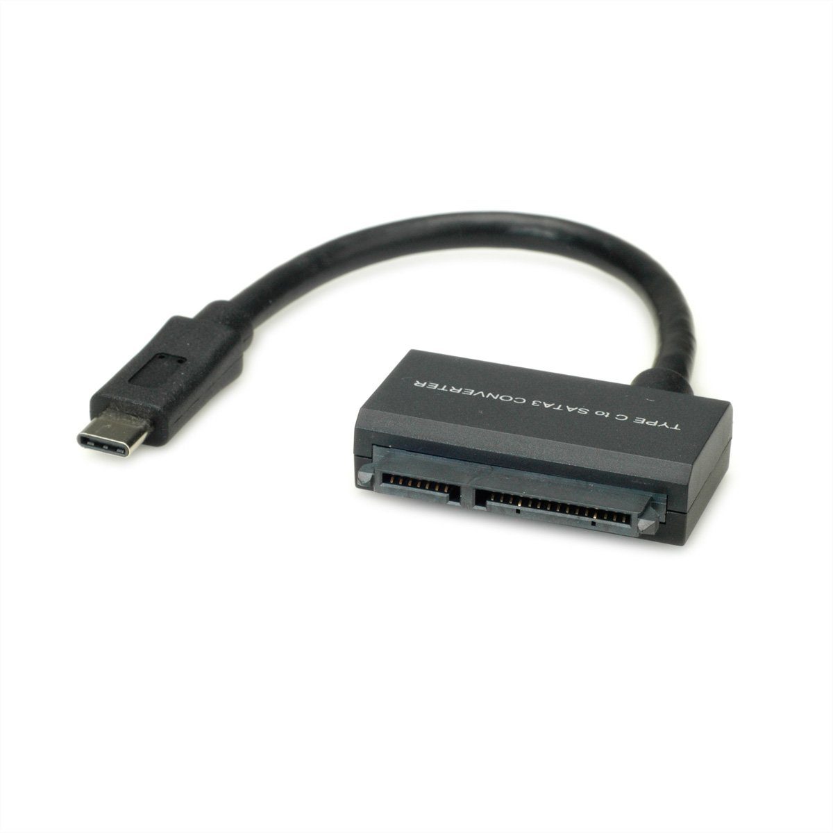 VALUE USB 3.2 Gen 1 zu SATA 6.0 Gbit/s Konverter Computer-Adapter USB Typ C  (USB-C) Männlich (Stecker) zu SATA 22-polig (Data+Power) Weiblich (Buchse)