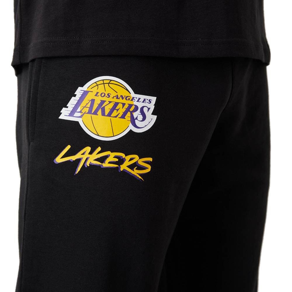 Lakers Angeles Script Los NBA Jogginghose New New Era Era Hose