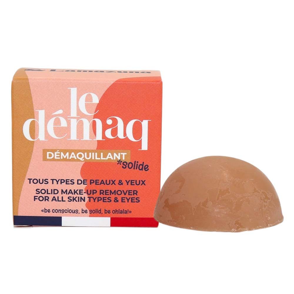 Lamazuna Gesichtsseife Fester Maku-up Entferner - le démaq, alle Hauttypen 30g