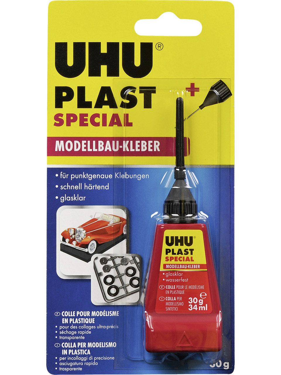 UHU Ремесленный клей UHU Plast Spezial mit Feindosierspitze 30 g