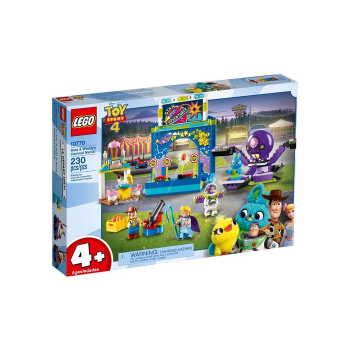LEGO® Konstruktionsspielsteine LEGO® Disney™ - Toy Story 4 - Buzz & Woodys Jahrm (Set 230 St)