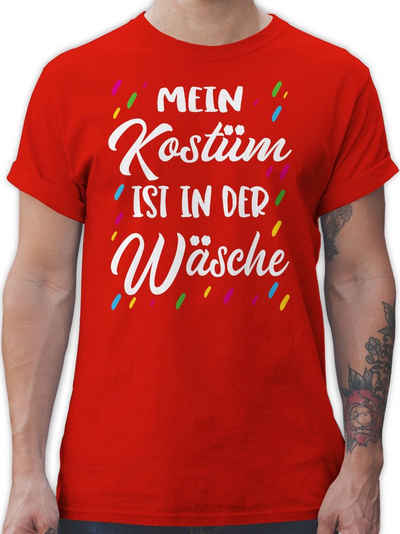 Shirtracer T-Shirt Mein Kostüm ist in der Wäsche - Das ist mein Kostüm Kostuem in der Wae Karneval & Fasching