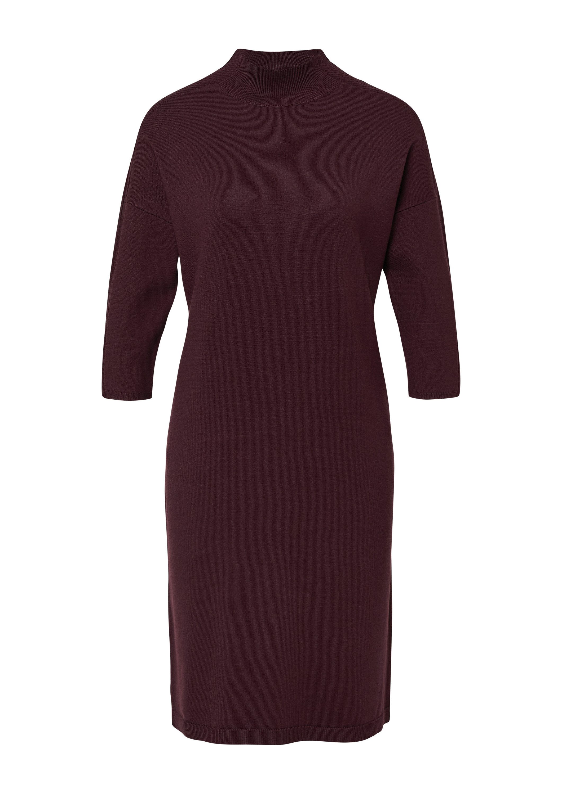 comma Minikleid Kleid Viskosestretch-Kleid mit Rippdetails